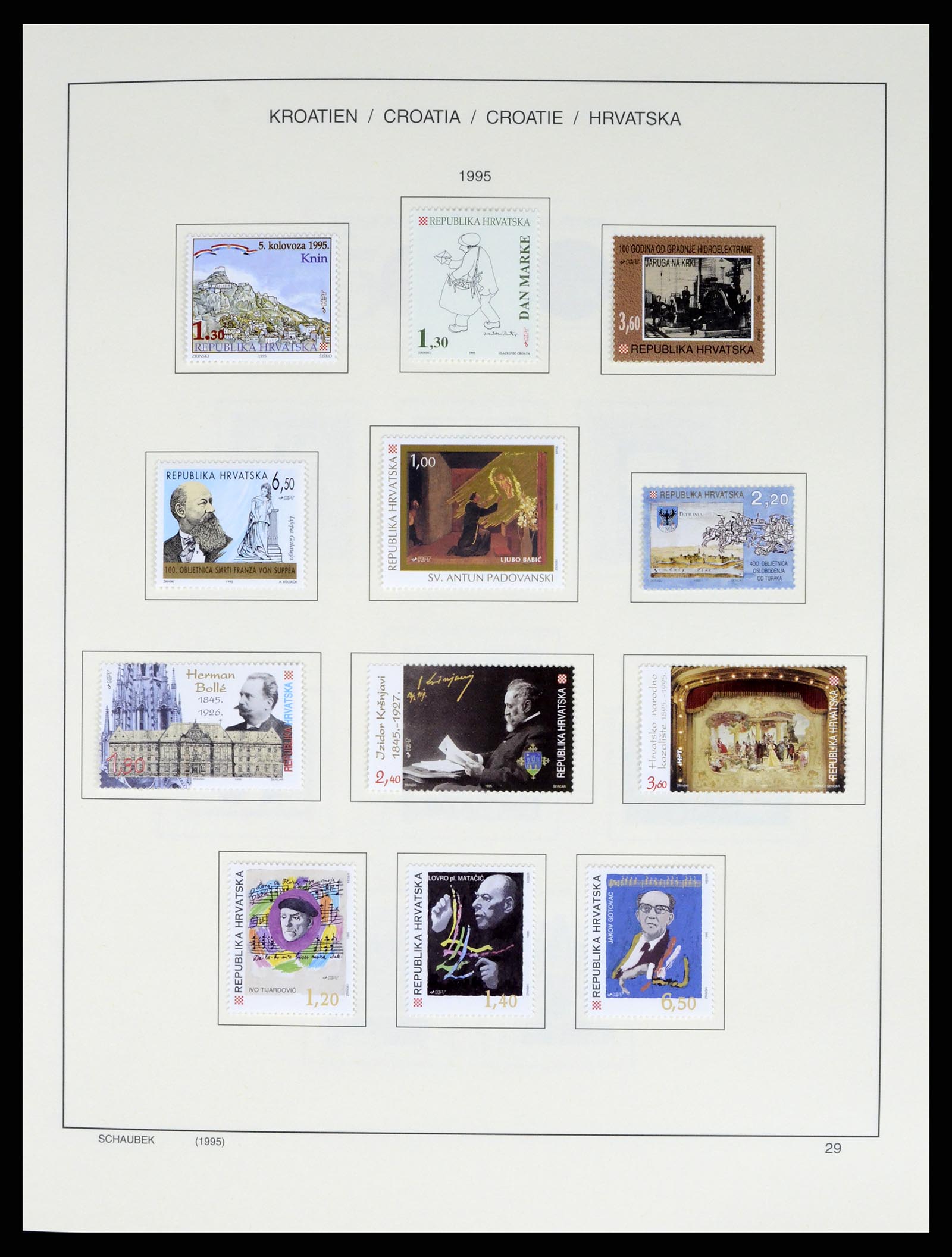37701 042 - Postzegelverzameling 37701 Kroatië 1941-2014.
