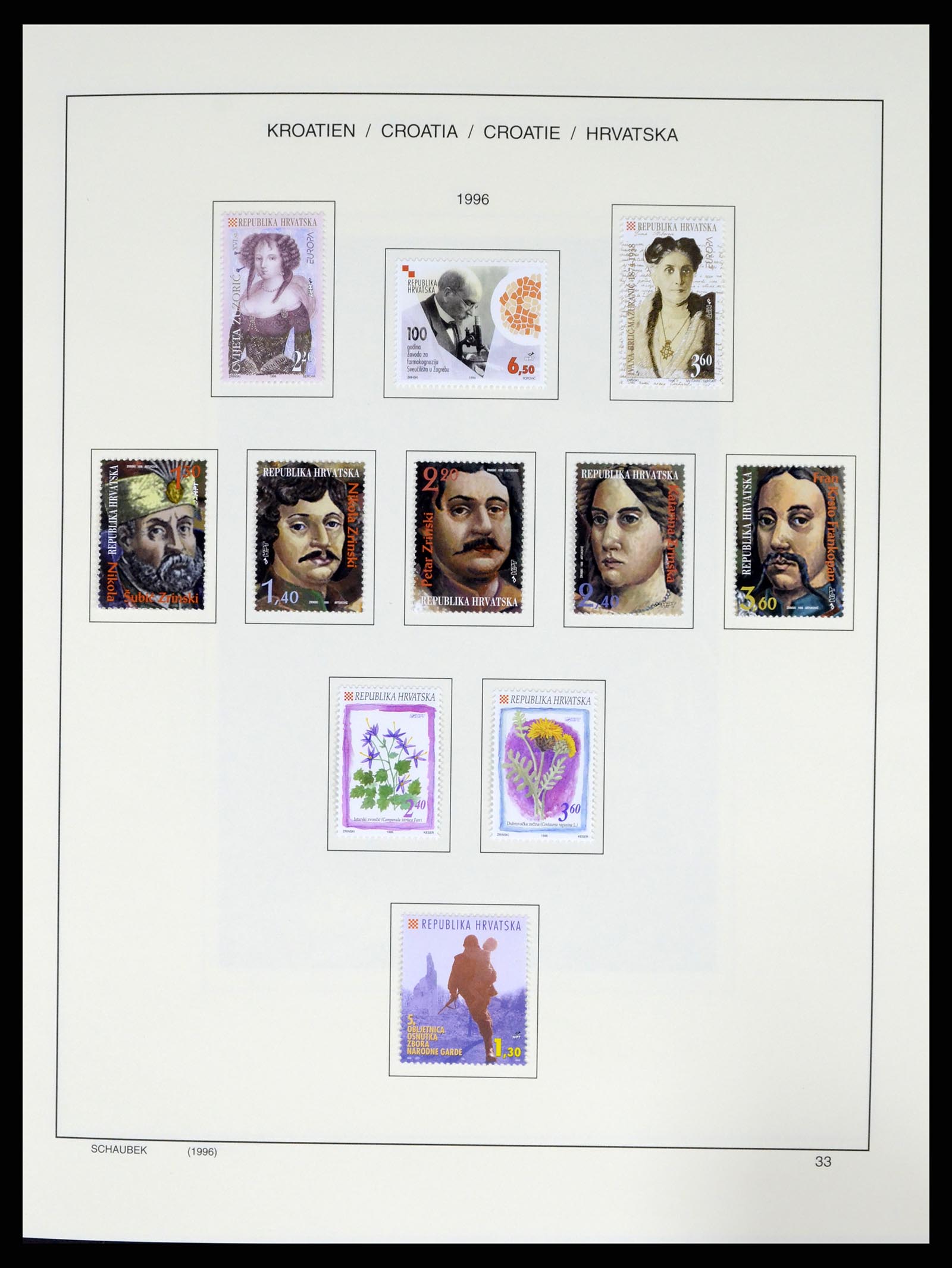 37701 046 - Postzegelverzameling 37701 Kroatië 1941-2014.