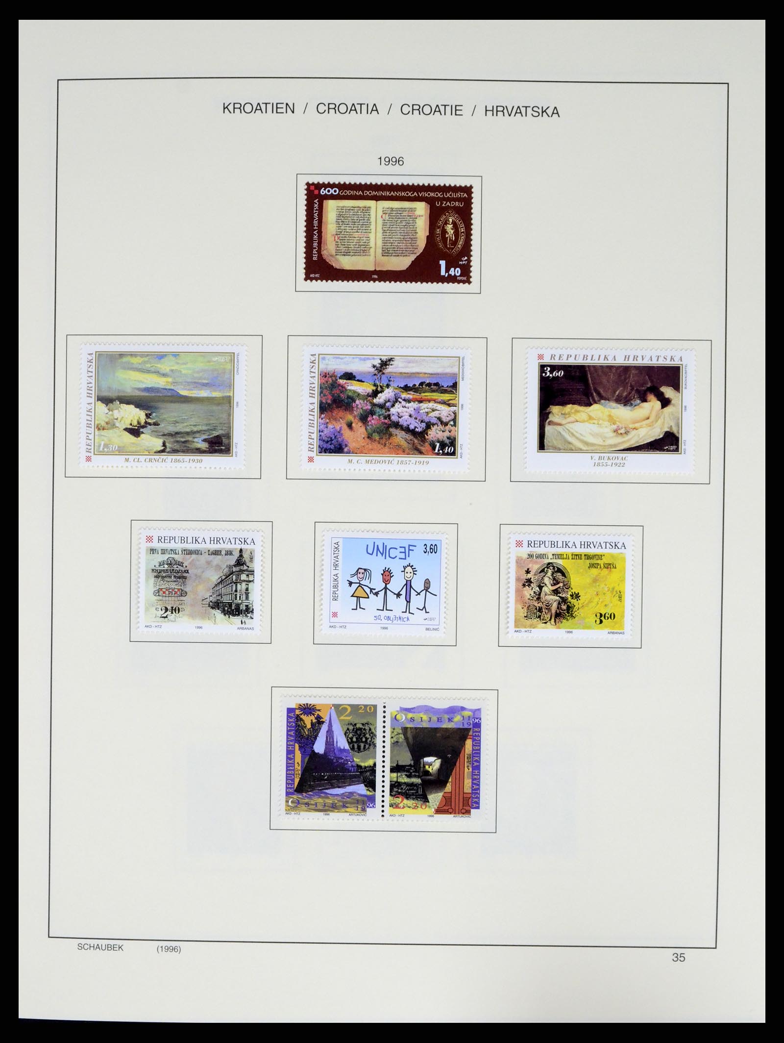 37701 049 - Postzegelverzameling 37701 Kroatië 1941-2014.