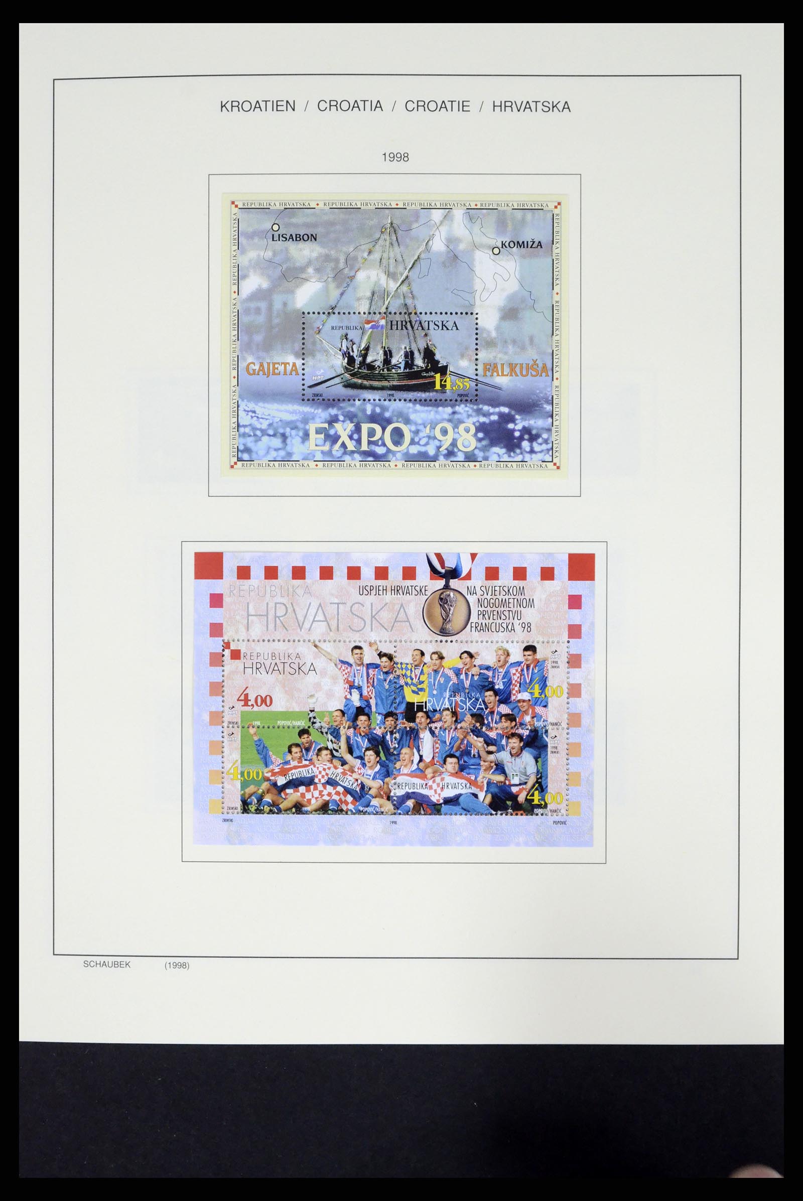 37701 055 - Postzegelverzameling 37701 Kroatië 1941-2014.