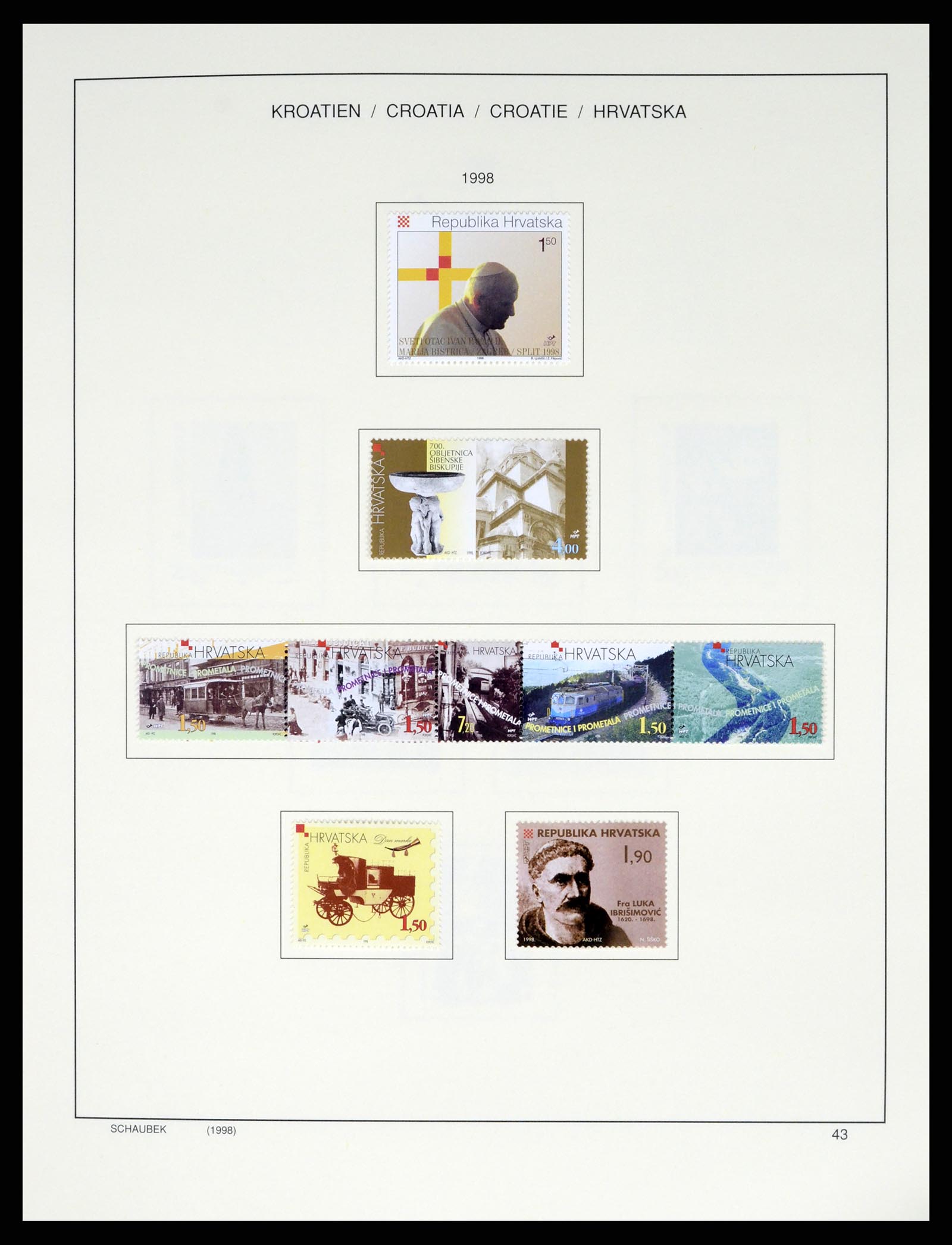 37701 058 - Postzegelverzameling 37701 Kroatië 1941-2014.