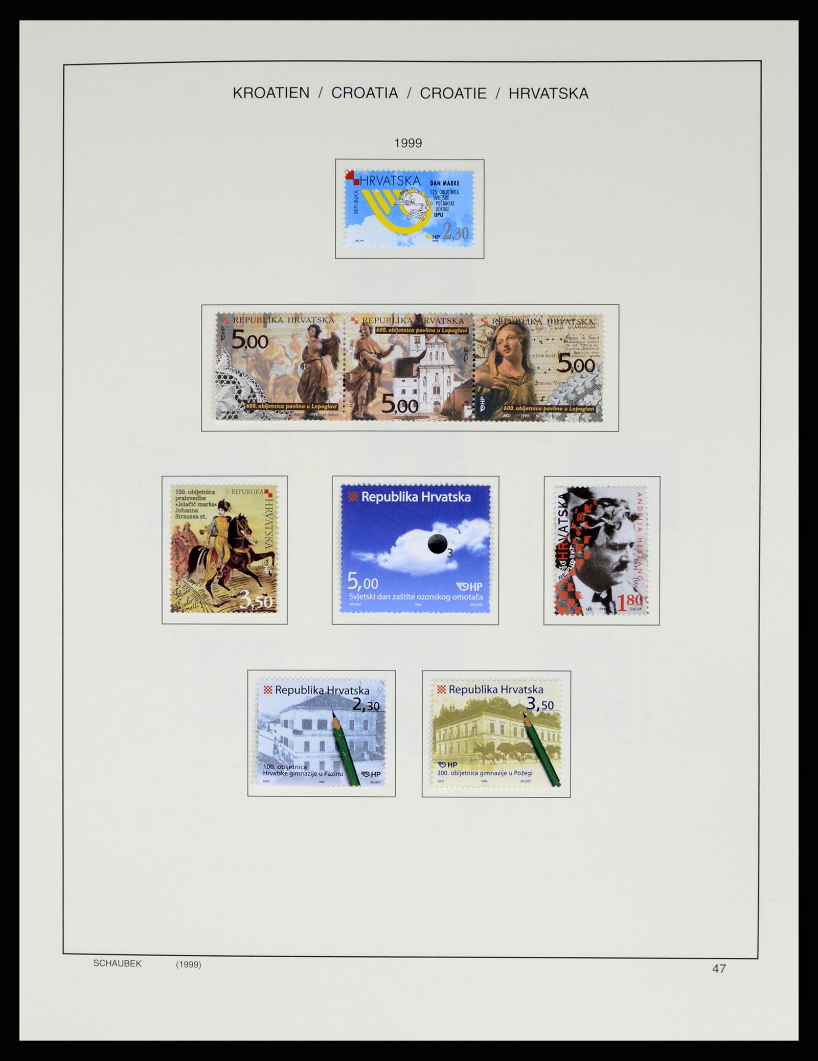 37701 062 - Postzegelverzameling 37701 Kroatië 1941-2014.