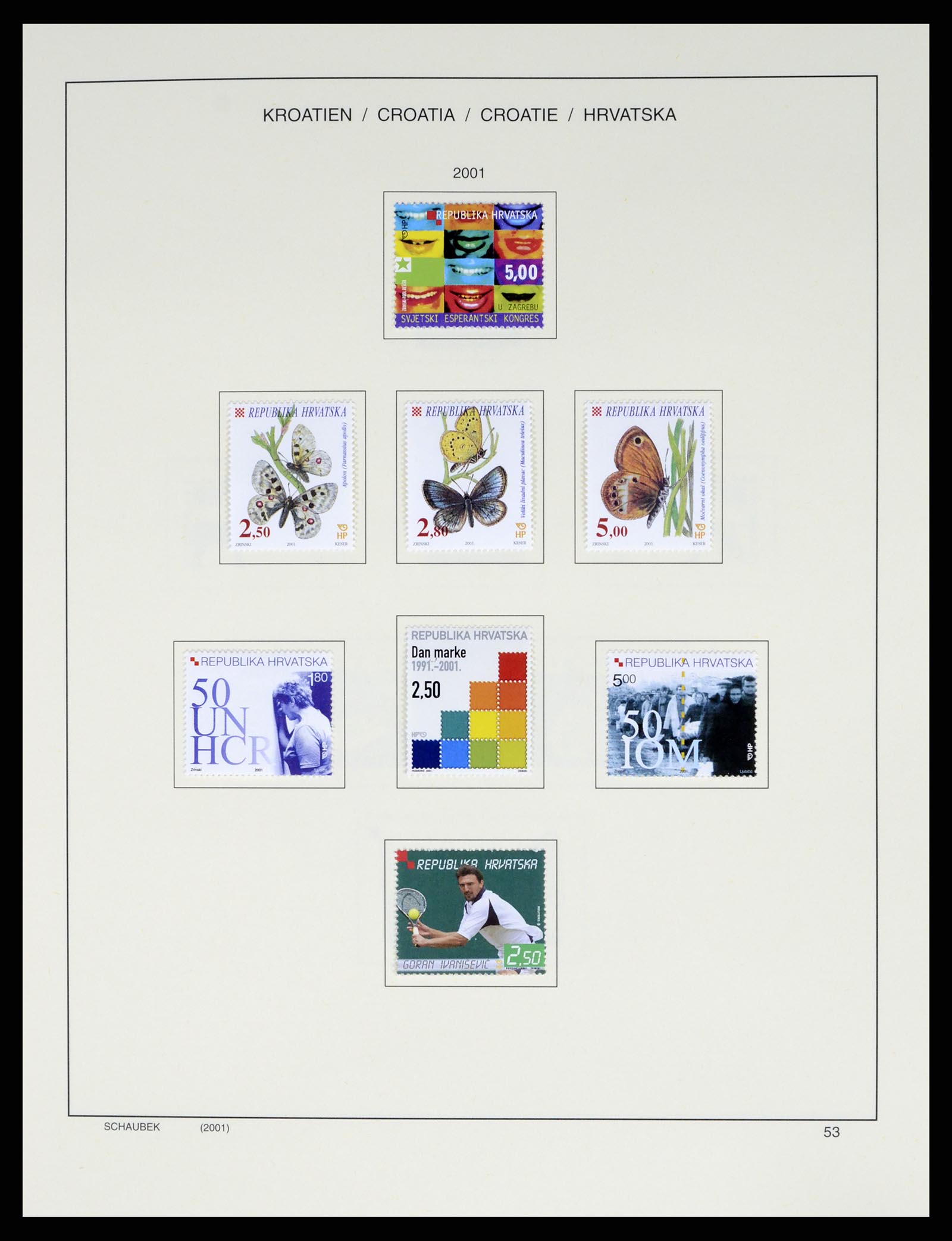 37701 069 - Postzegelverzameling 37701 Kroatië 1941-2014.