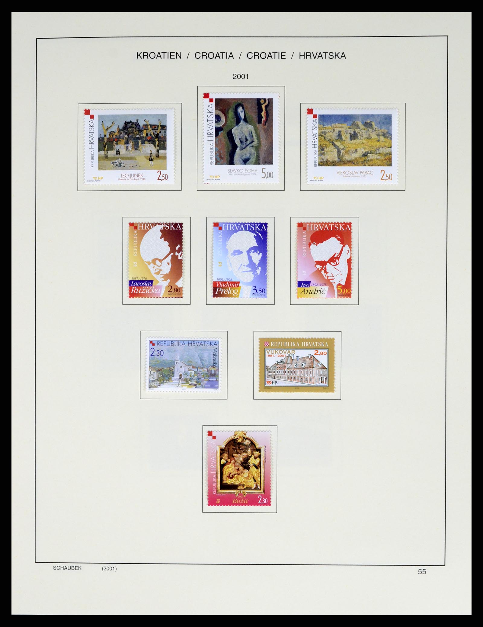 37701 072 - Postzegelverzameling 37701 Kroatië 1941-2014.