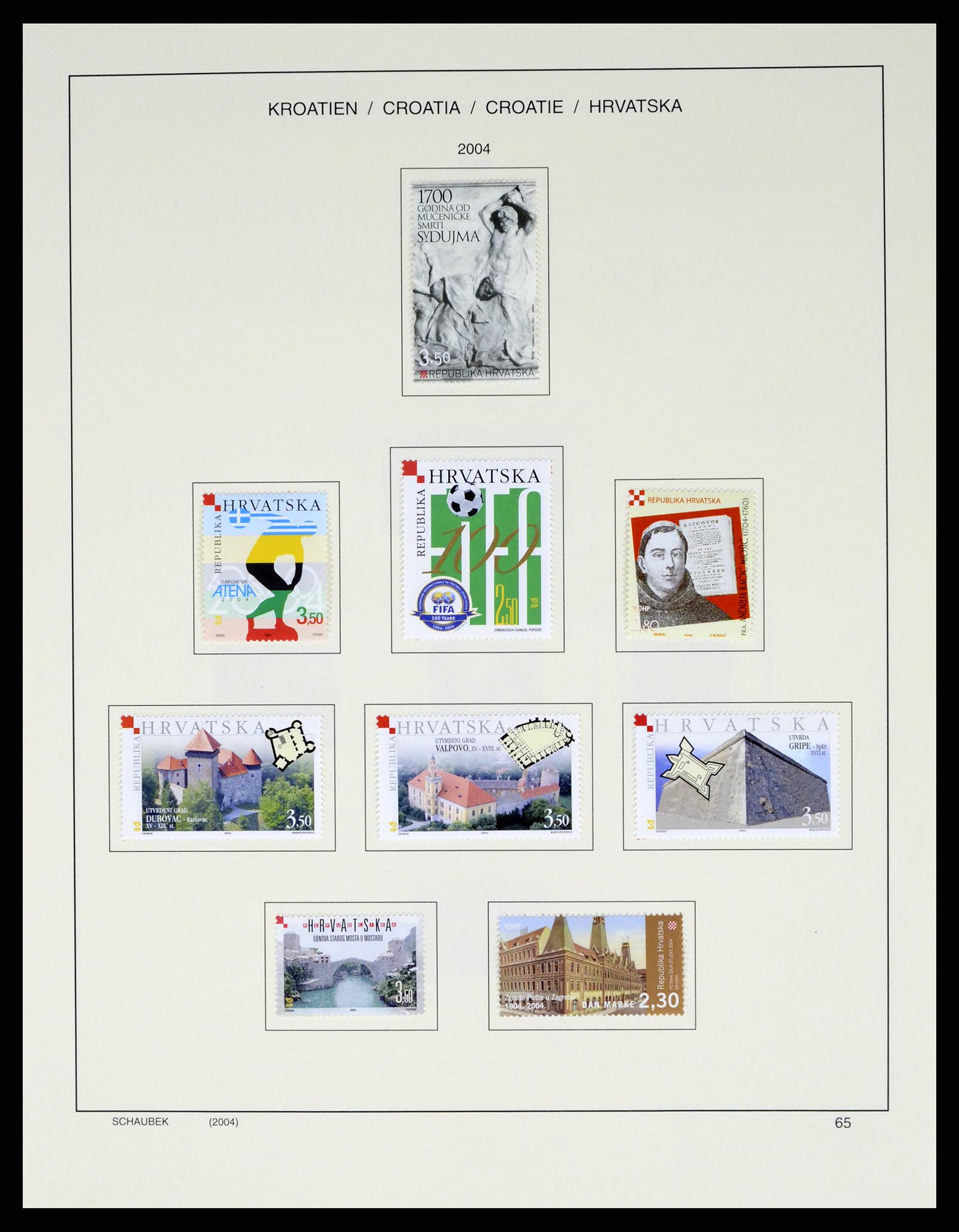 37701 086 - Postzegelverzameling 37701 Kroatië 1941-2014.