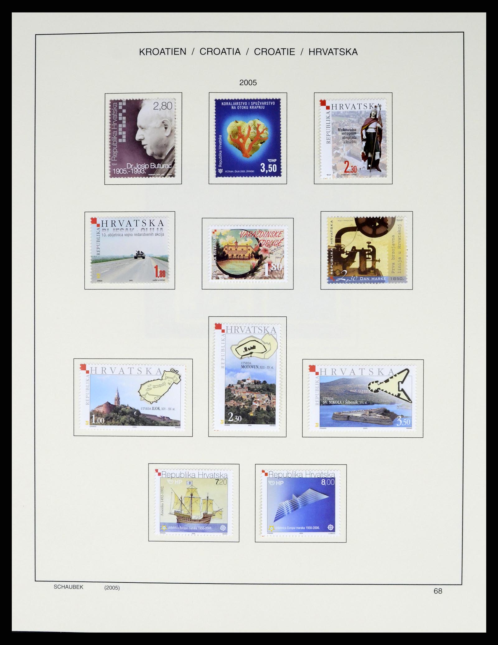 37701 090 - Postzegelverzameling 37701 Kroatië 1941-2014.
