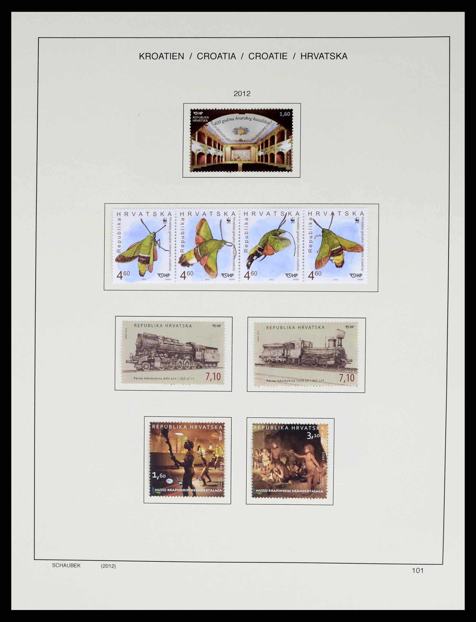 37701 134 - Postzegelverzameling 37701 Kroatië 1941-2014.