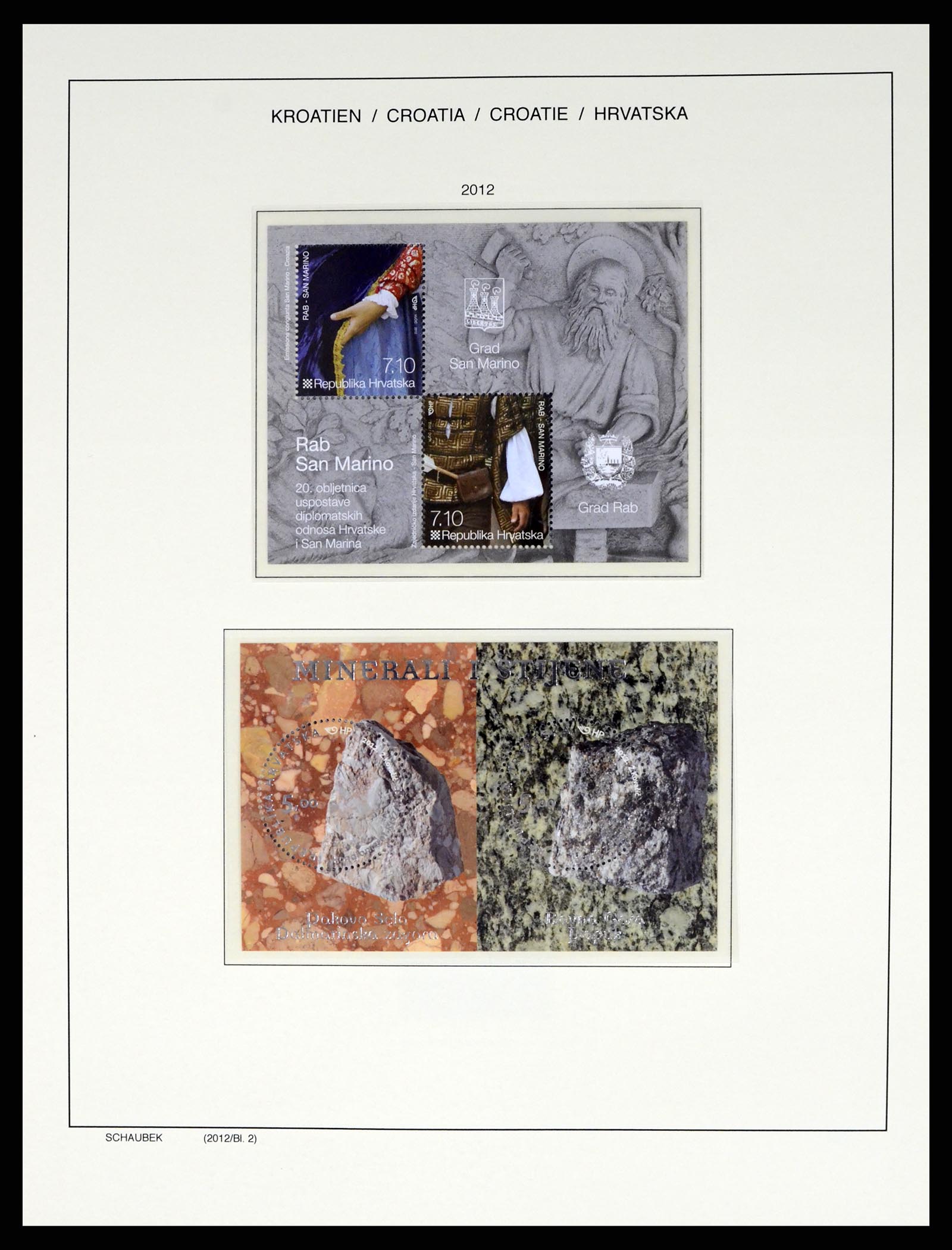 37701 135 - Postzegelverzameling 37701 Kroatië 1941-2014.