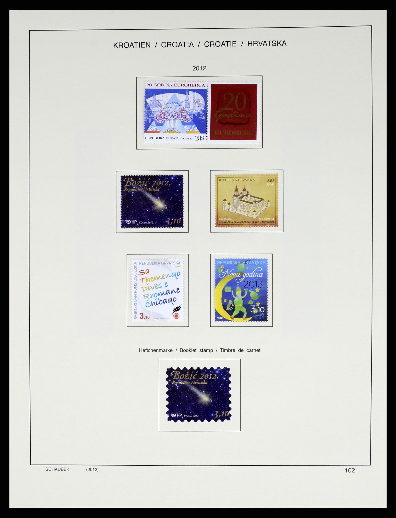 37701 136 - Postzegelverzameling 37701 Kroatië 1941-2014.