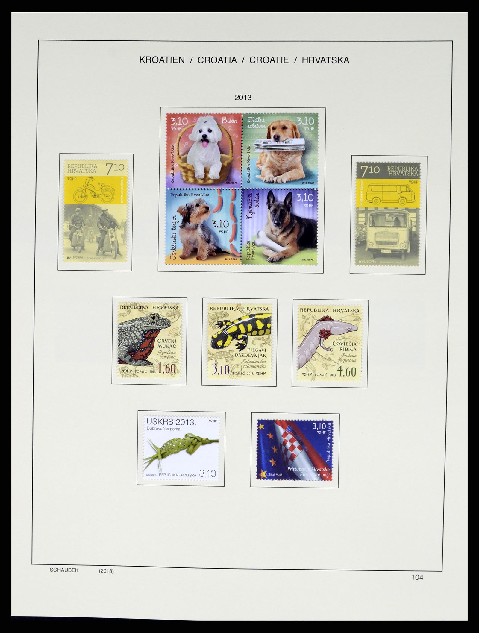 37701 138 - Postzegelverzameling 37701 Kroatië 1941-2014.
