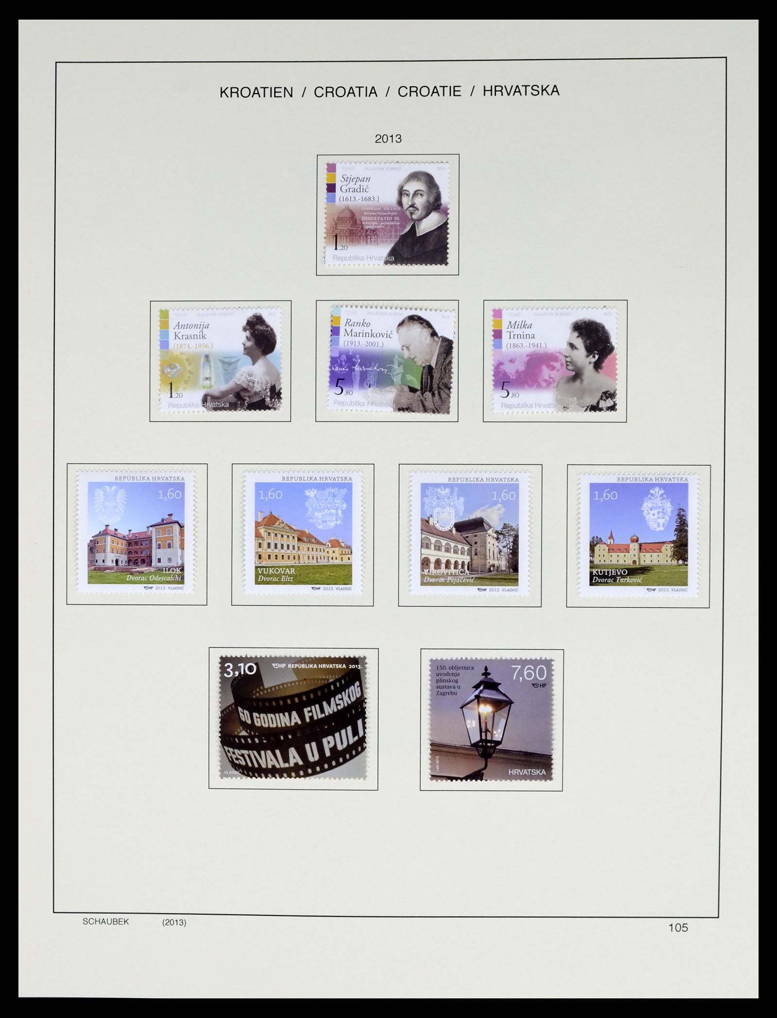 37701 139 - Postzegelverzameling 37701 Kroatië 1941-2014.