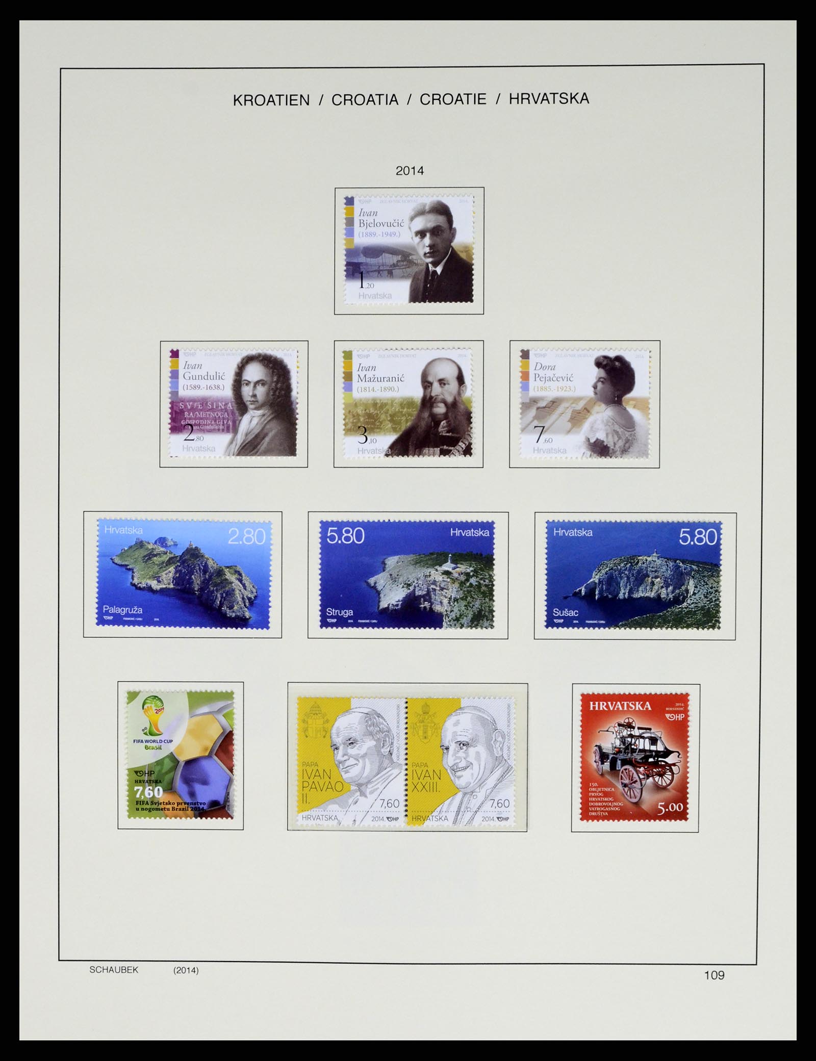 37701 146 - Postzegelverzameling 37701 Kroatië 1941-2014.