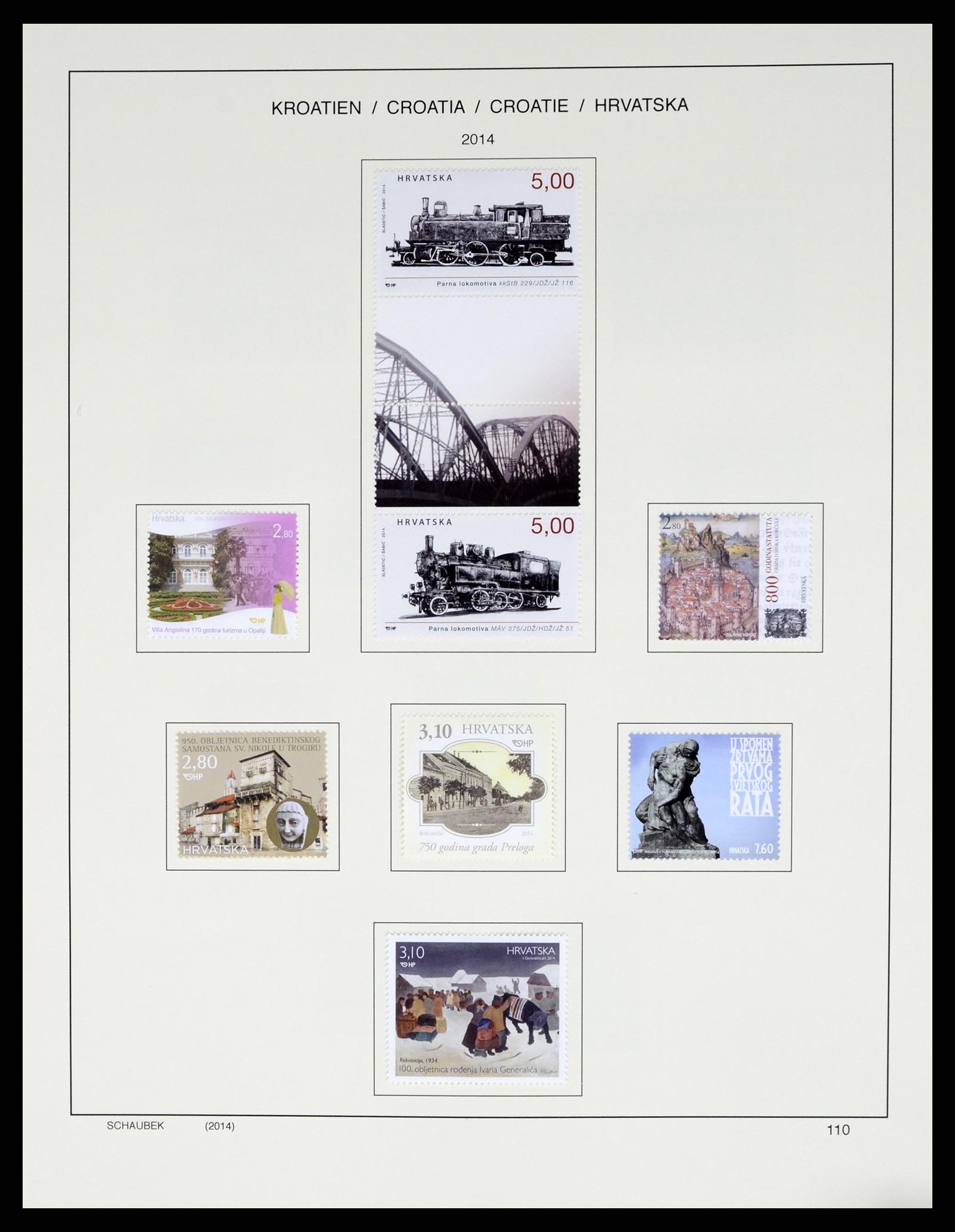 37701 147 - Postzegelverzameling 37701 Kroatië 1941-2014.