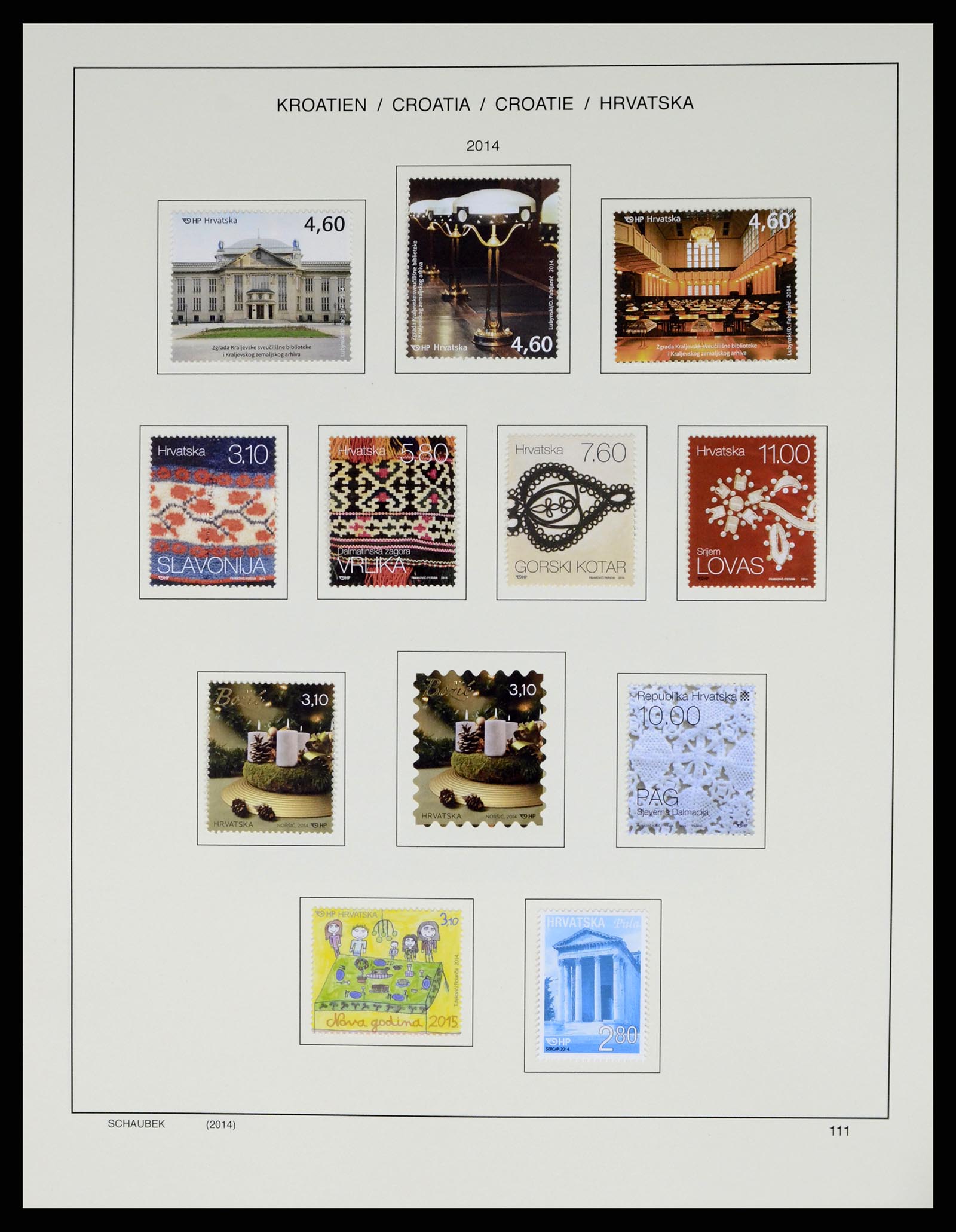 37701 148 - Postzegelverzameling 37701 Kroatië 1941-2014.