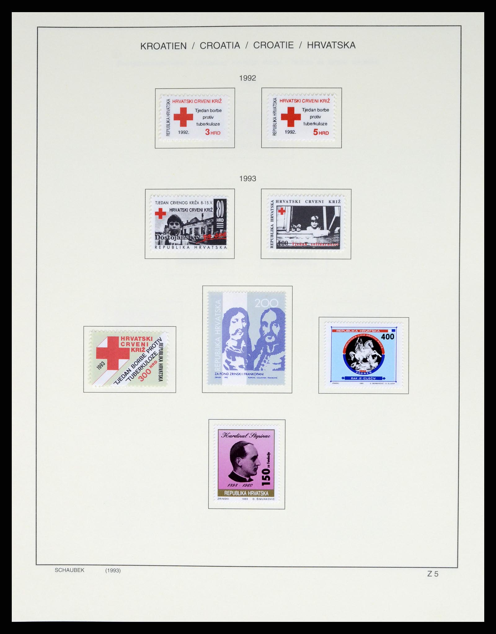 37701 162 - Postzegelverzameling 37701 Kroatië 1941-2014.