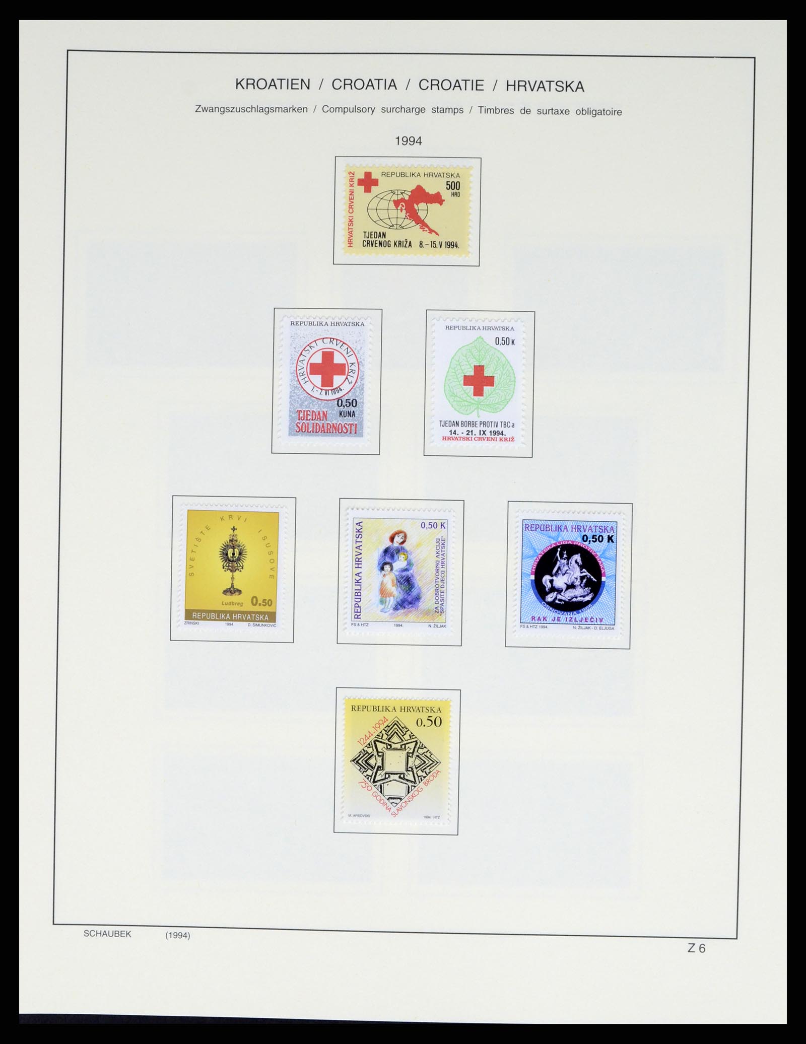 37701 163 - Postzegelverzameling 37701 Kroatië 1941-2014.