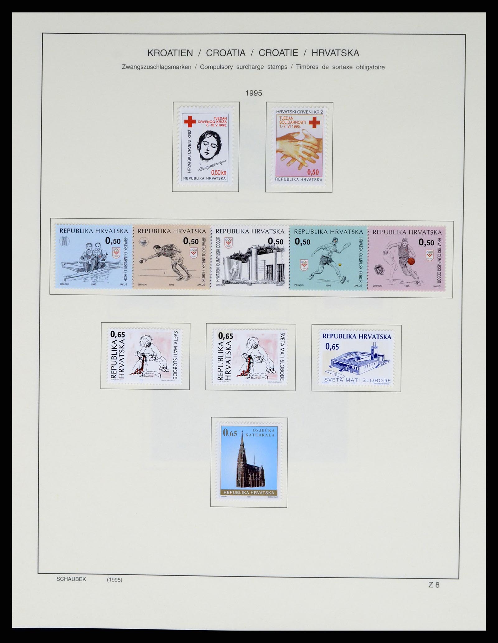37701 165 - Postzegelverzameling 37701 Kroatië 1941-2014.