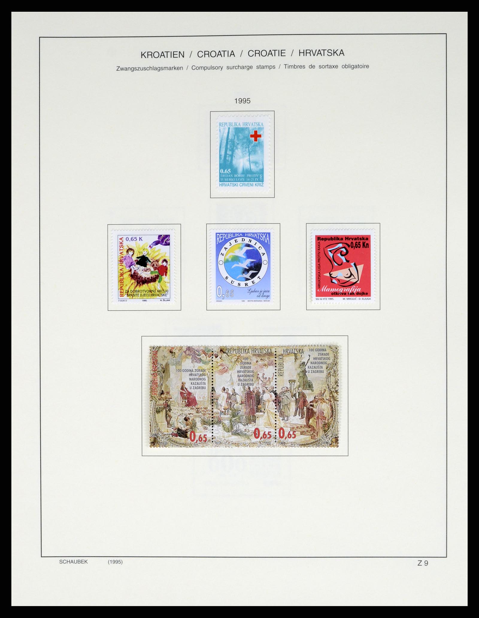 37701 166 - Postzegelverzameling 37701 Kroatië 1941-2014.