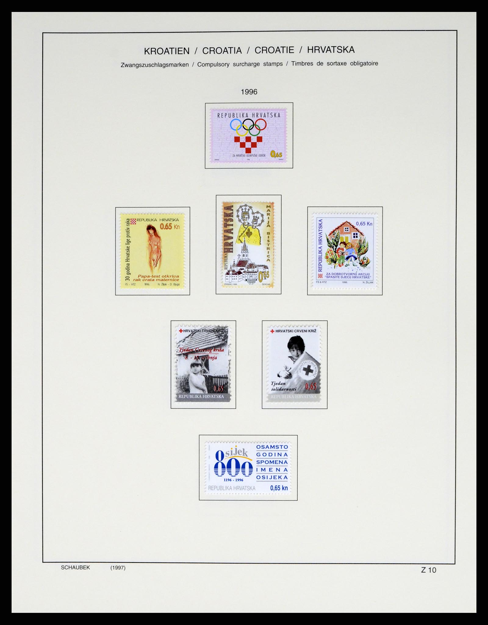 37701 167 - Postzegelverzameling 37701 Kroatië 1941-2014.