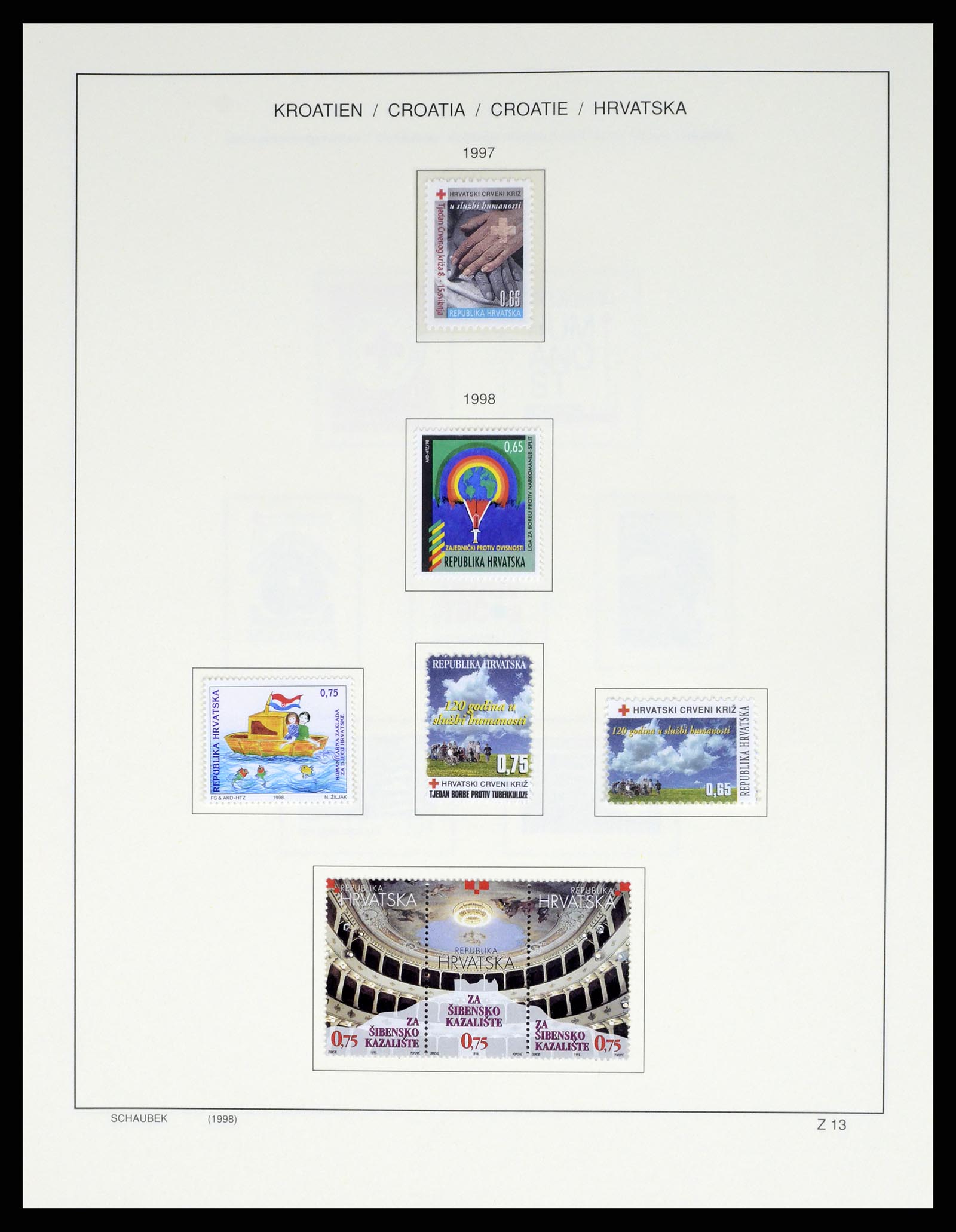 37701 170 - Postzegelverzameling 37701 Kroatië 1941-2014.