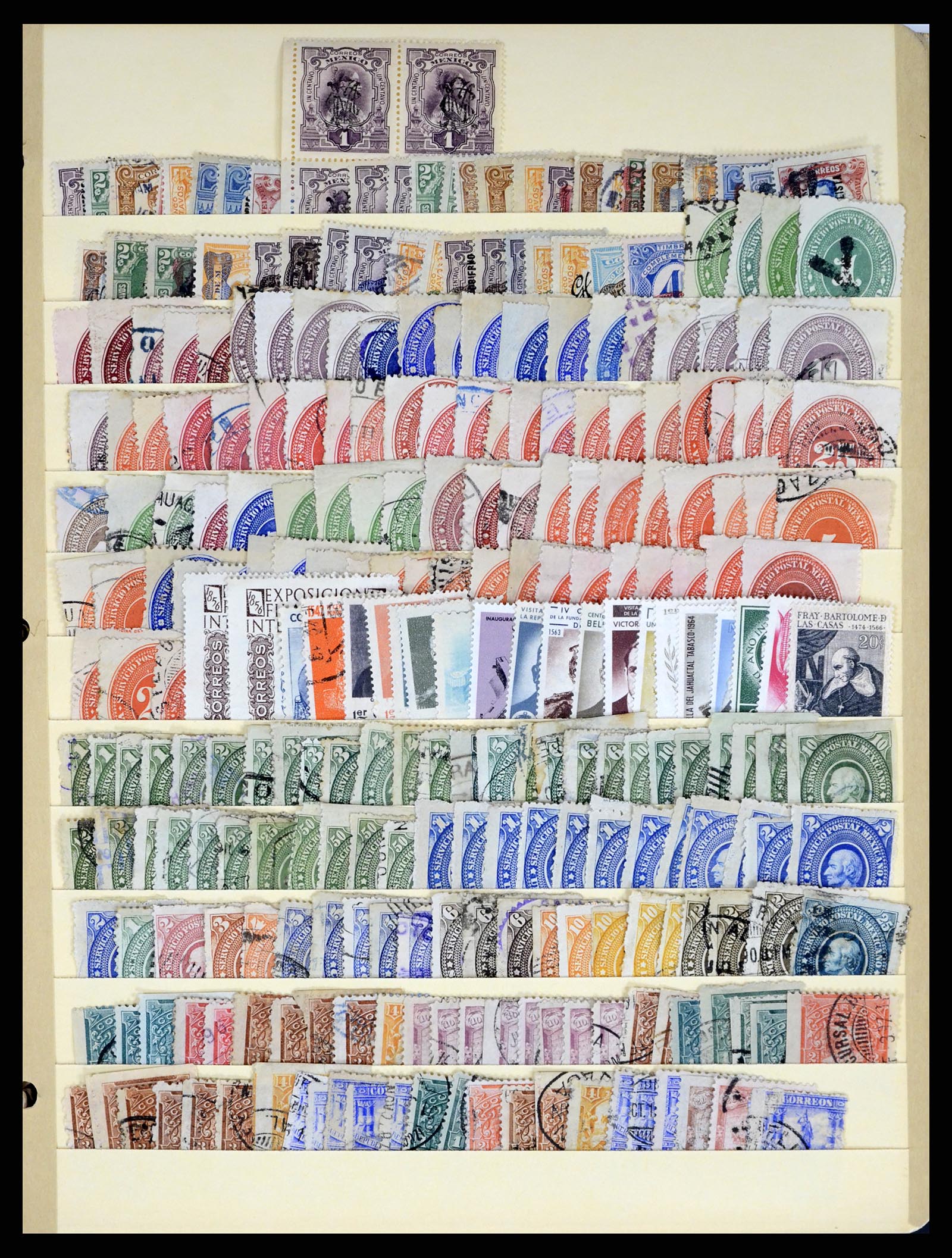 37704 0001 - Postzegelverzameling 37704 Centraal en Latijns Amerika 1855-2005.