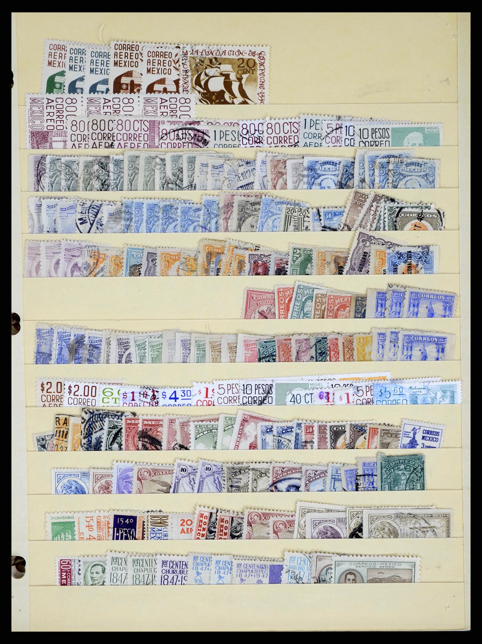 37704 0005 - Postzegelverzameling 37704 Centraal en Latijns Amerika 1855-2005.