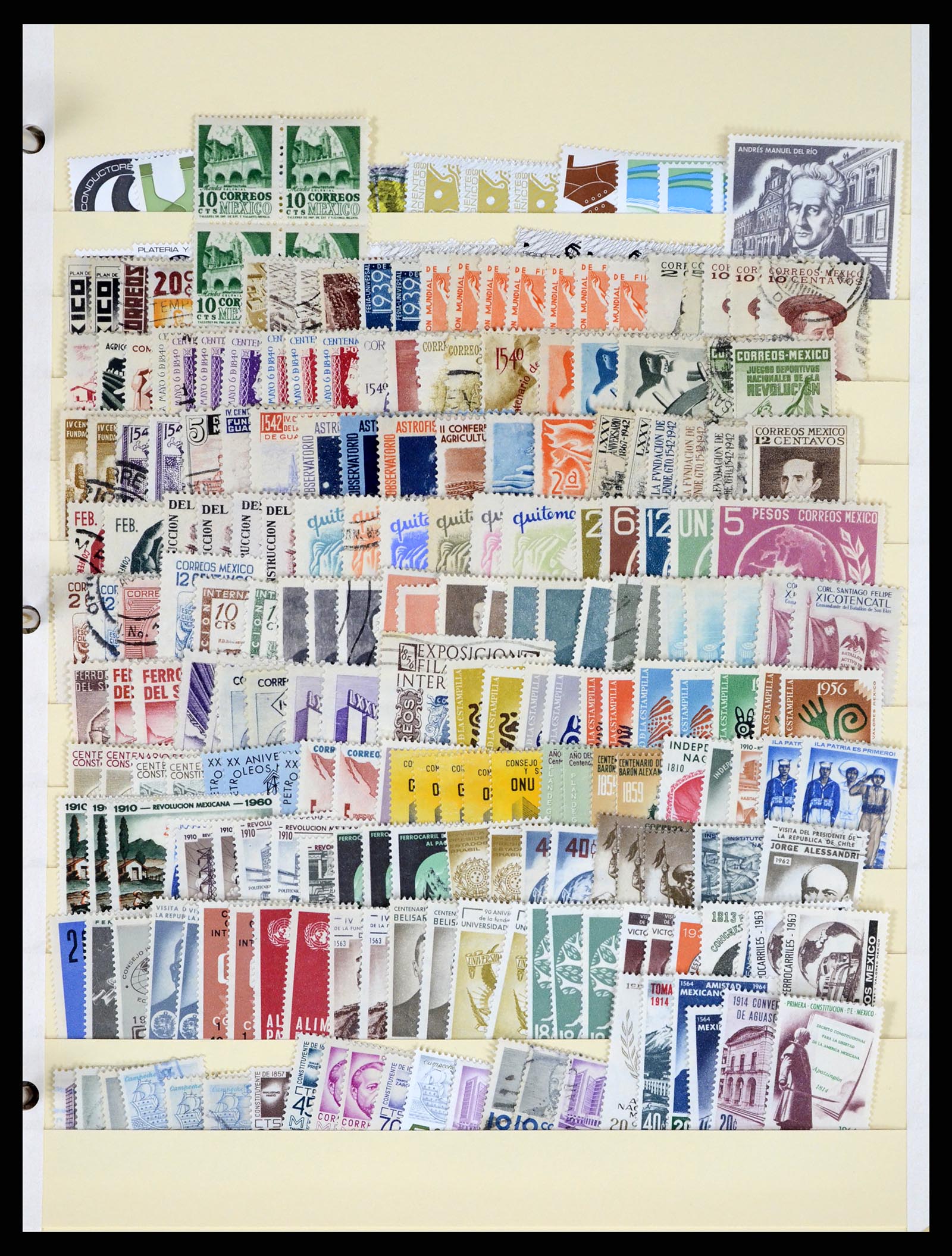 37704 0020 - Postzegelverzameling 37704 Centraal en Latijns Amerika 1855-2005.
