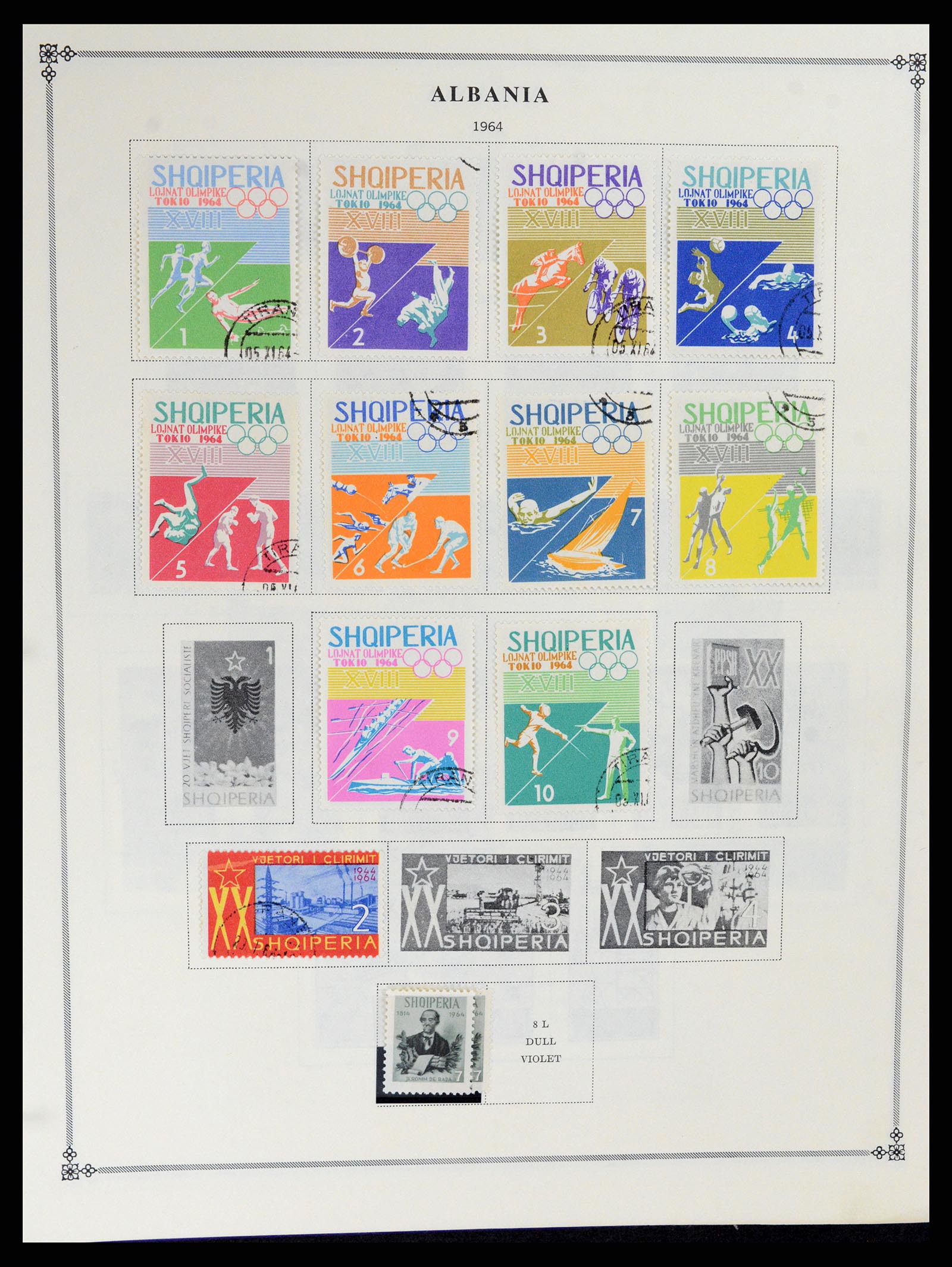 37705 0053 - Postzegelverzameling 37705 Oost Europa 1855-2010.