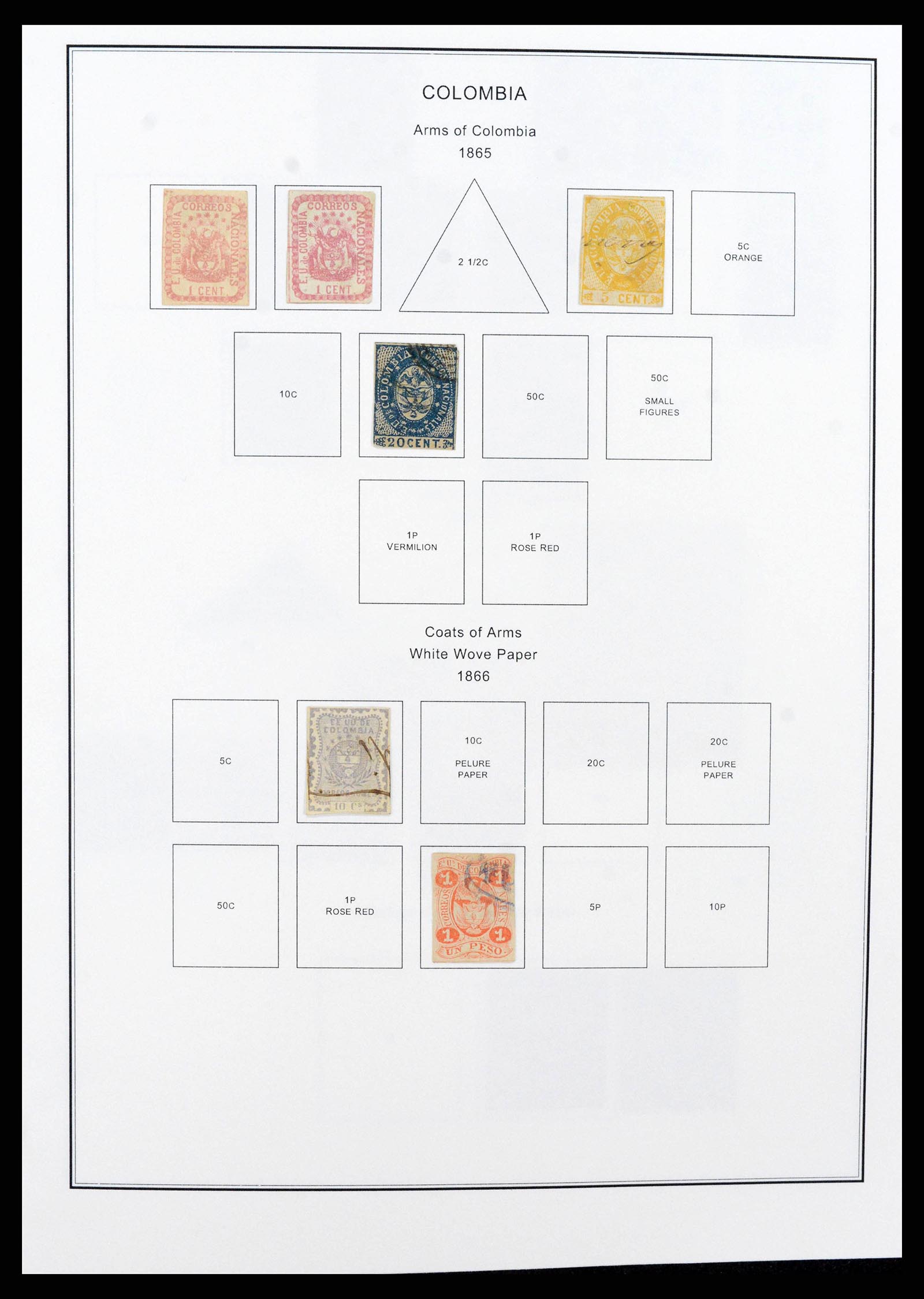 37706 0008 - Postzegelverzameling 37706 Zuid Amerika 1858-1993.