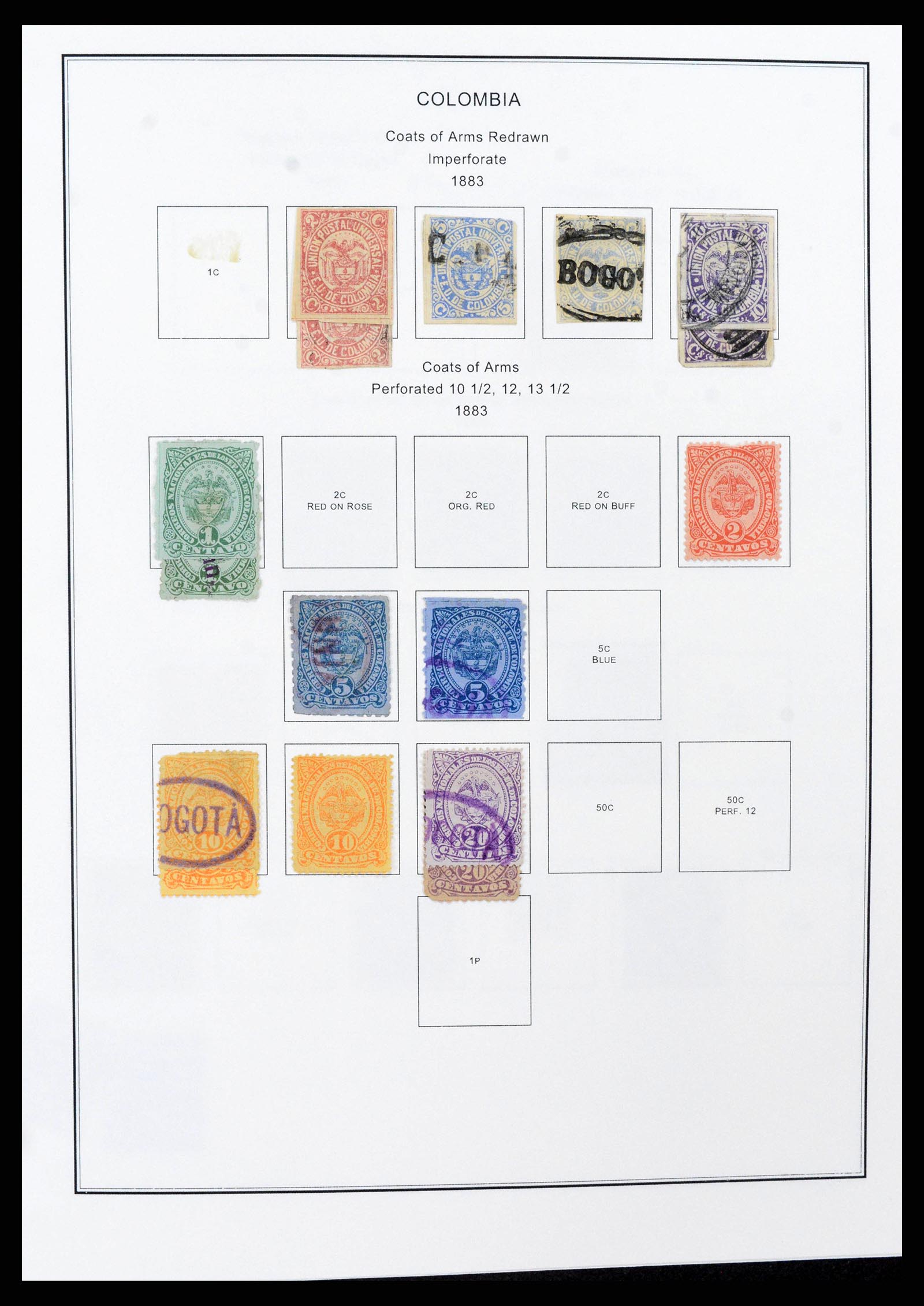37706 0013 - Postzegelverzameling 37706 Zuid Amerika 1858-1993.