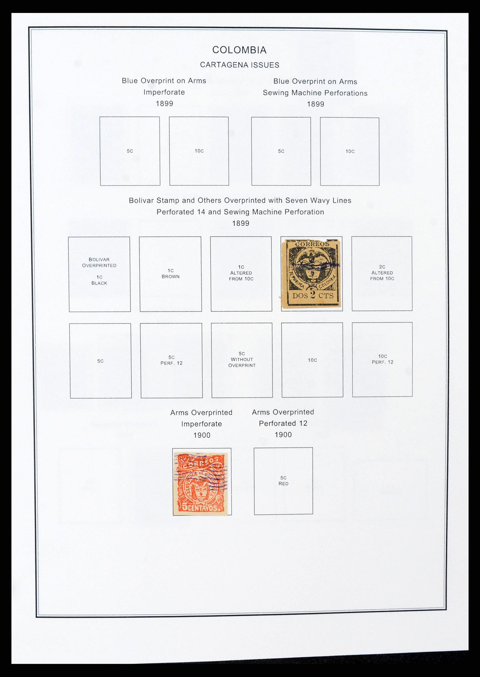 37706 0016 - Stamp collection 37706 South America 1858-1993.