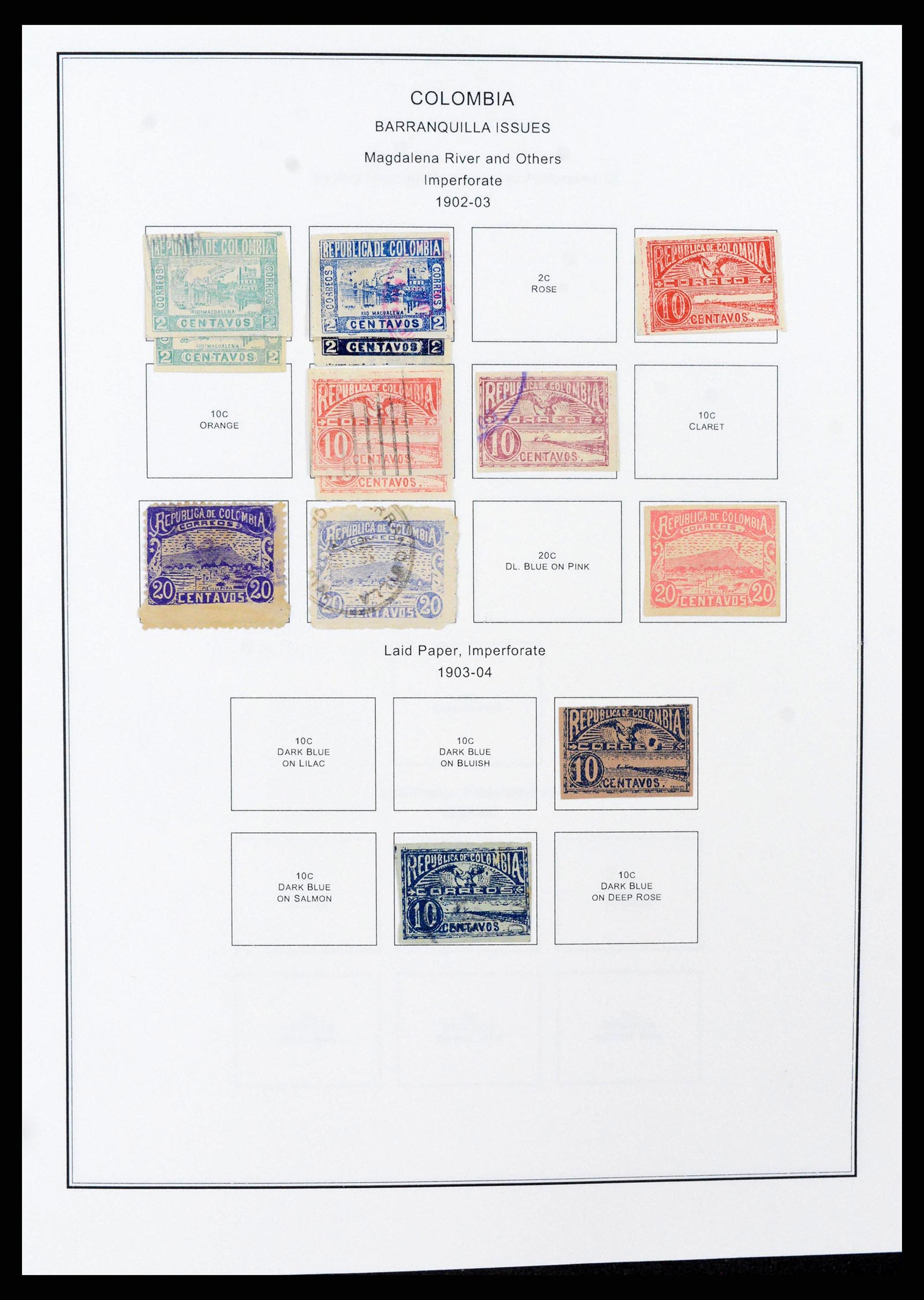 37706 0018 - Postzegelverzameling 37706 Zuid Amerika 1858-1993.
