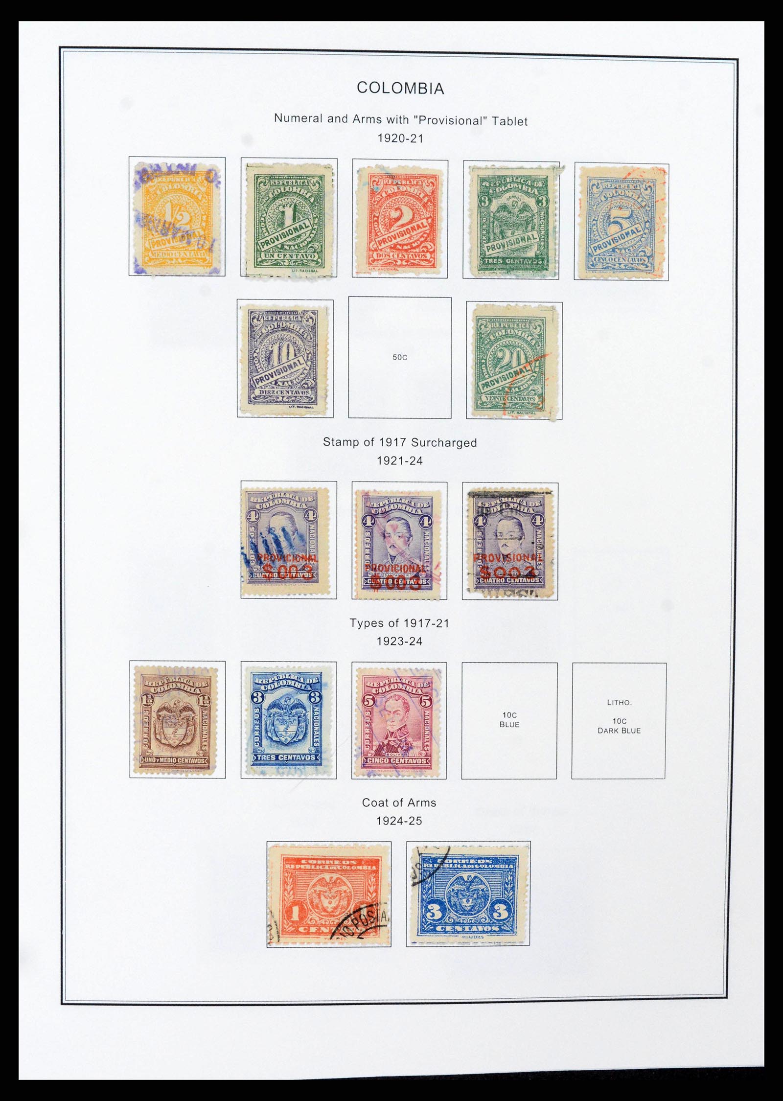 37706 0028 - Stamp collection 37706 South America 1858-1993.