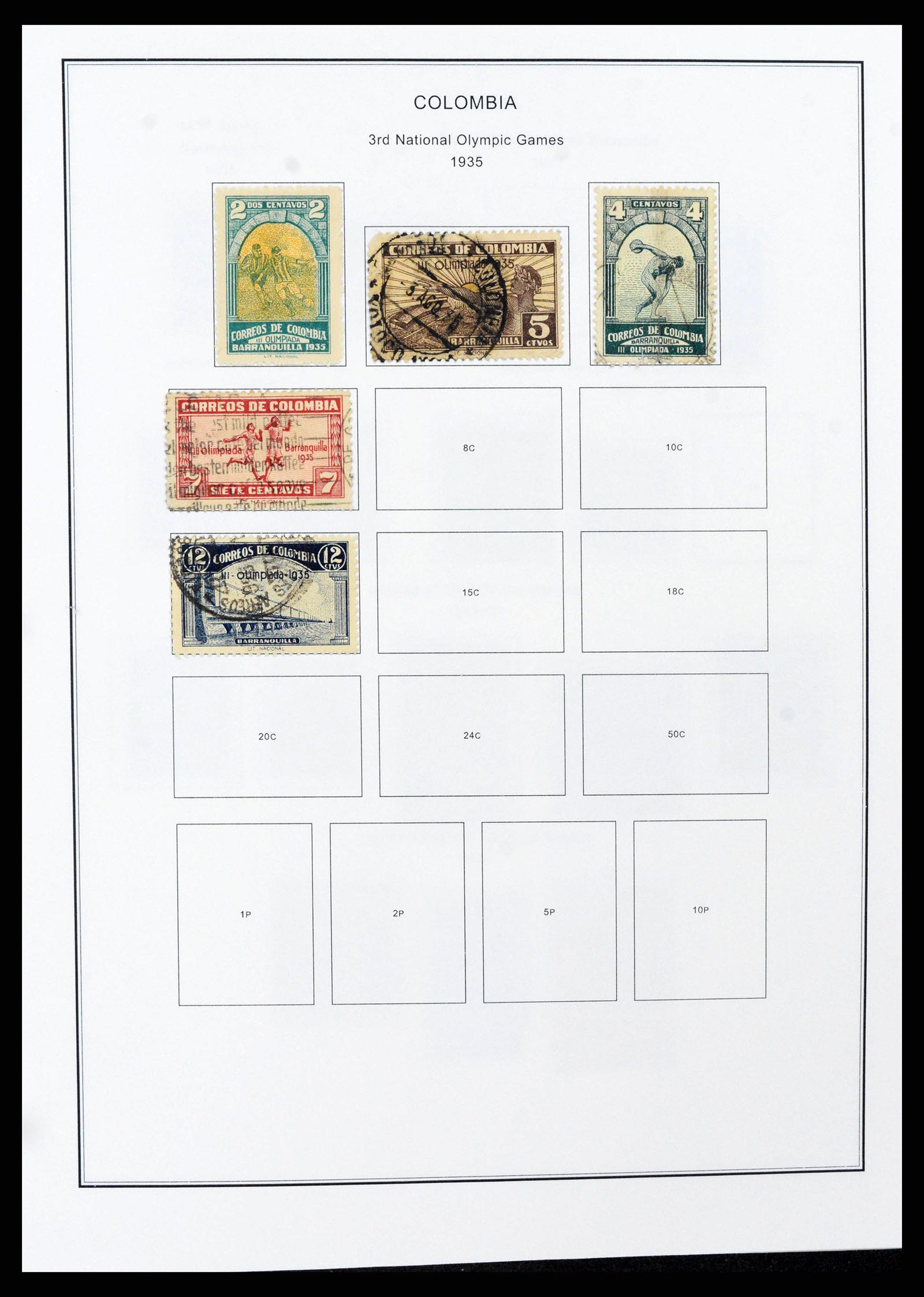37706 0031 - Stamp collection 37706 South America 1858-1993.