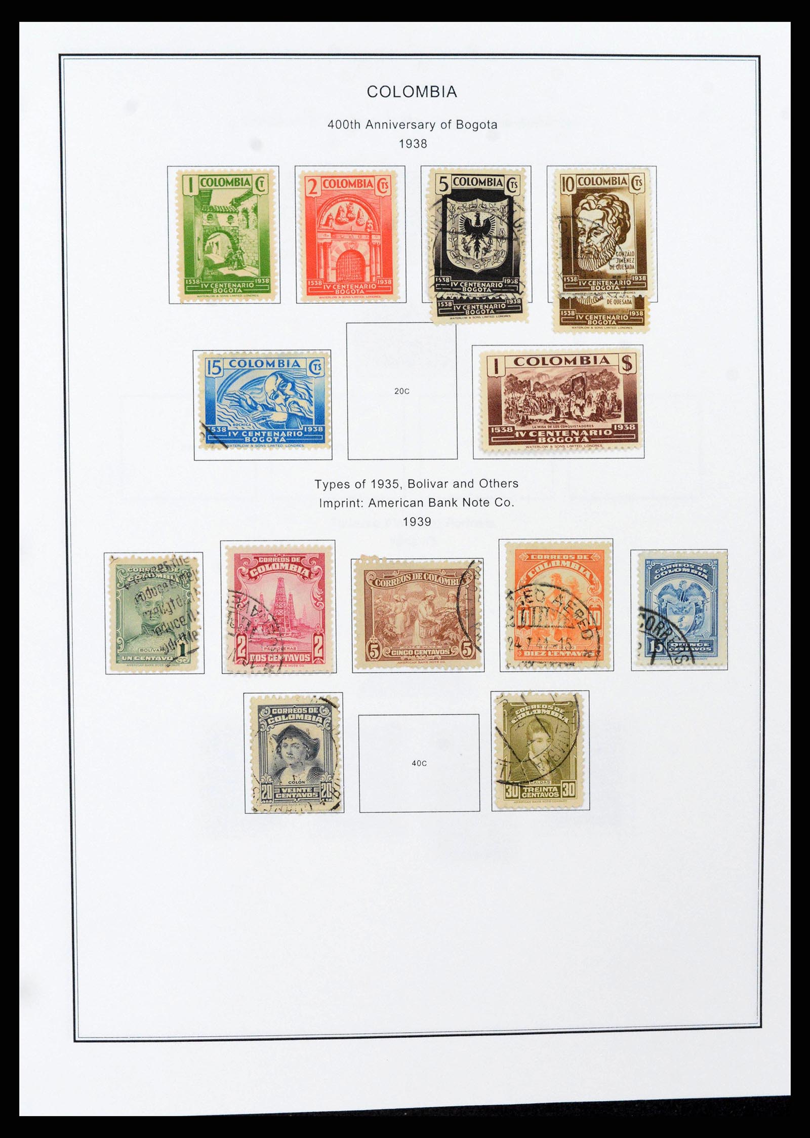37706 0033 - Stamp collection 37706 South America 1858-1993.