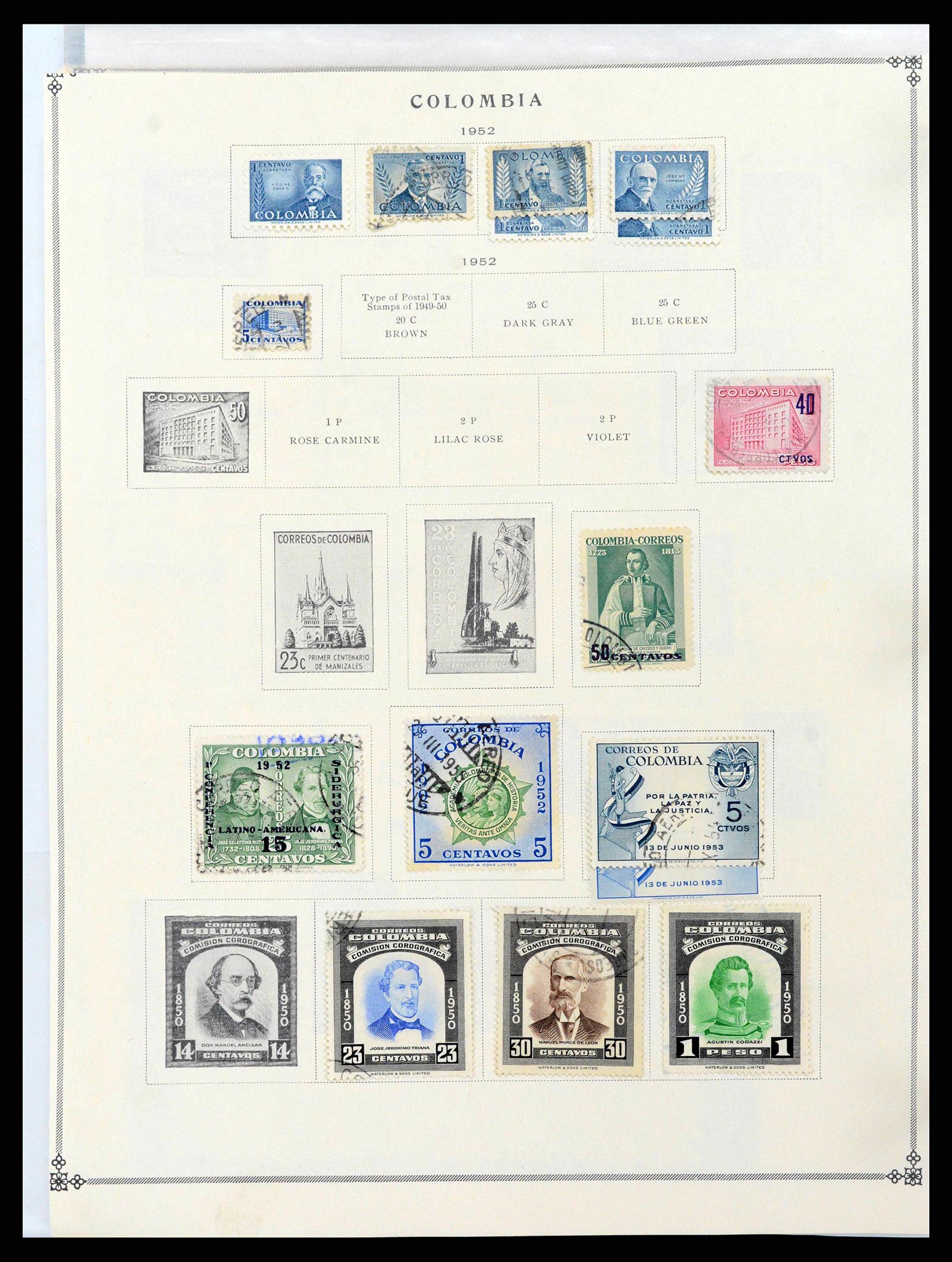 37706 0041 - Postzegelverzameling 37706 Zuid Amerika 1858-1993.