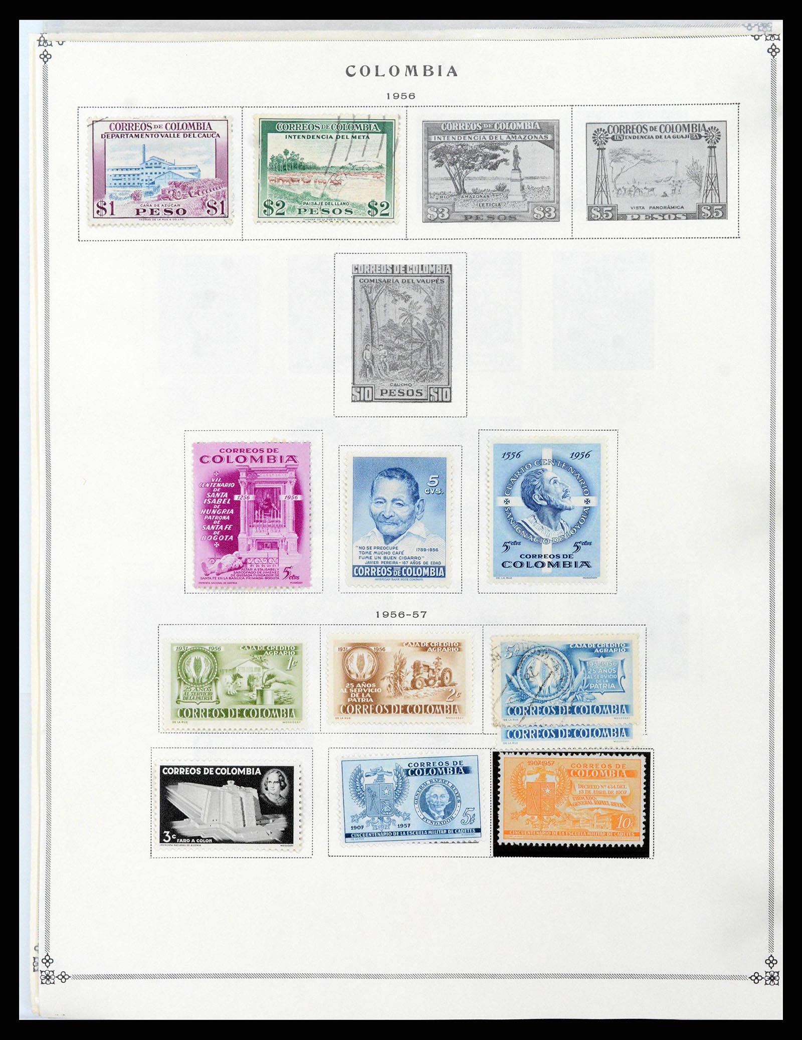 37706 0045 - Postzegelverzameling 37706 Zuid Amerika 1858-1993.