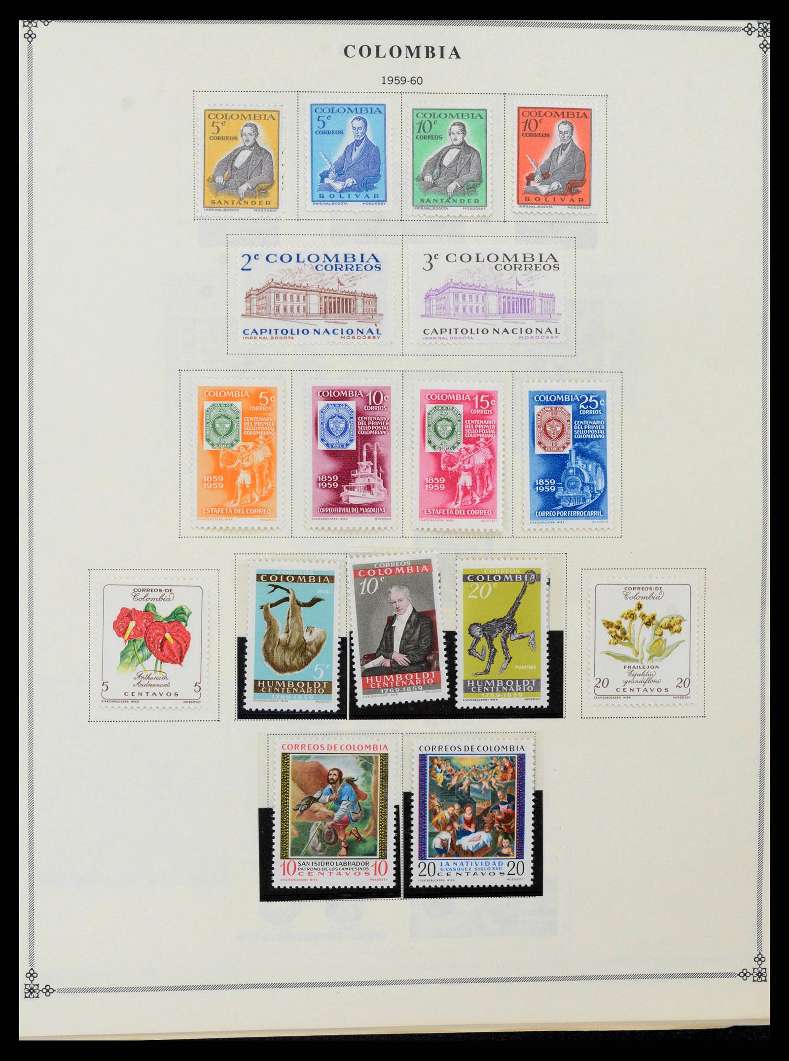 37706 0048 - Stamp collection 37706 South America 1858-1993.