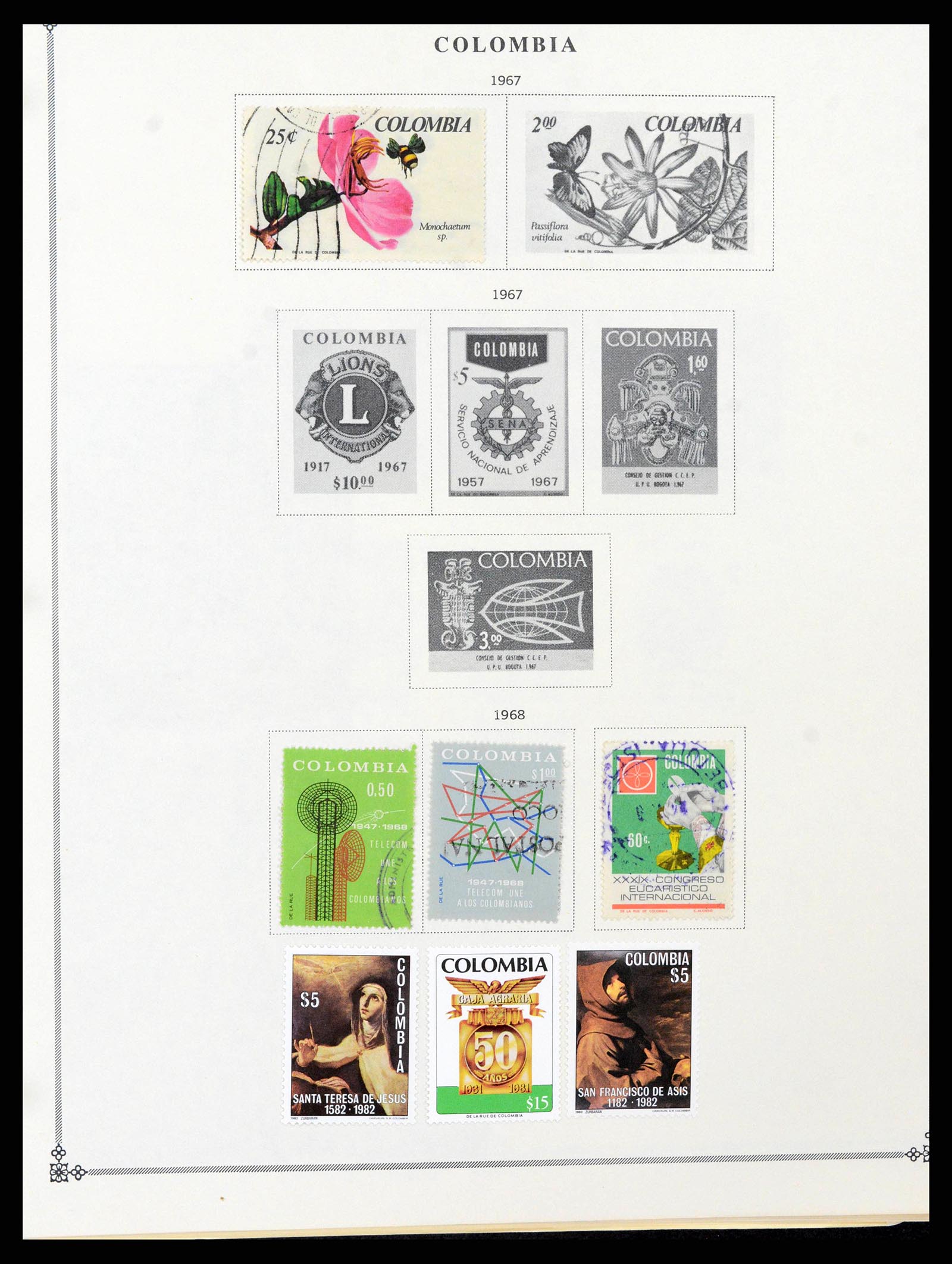 37706 0053 - Stamp collection 37706 South America 1858-1993.
