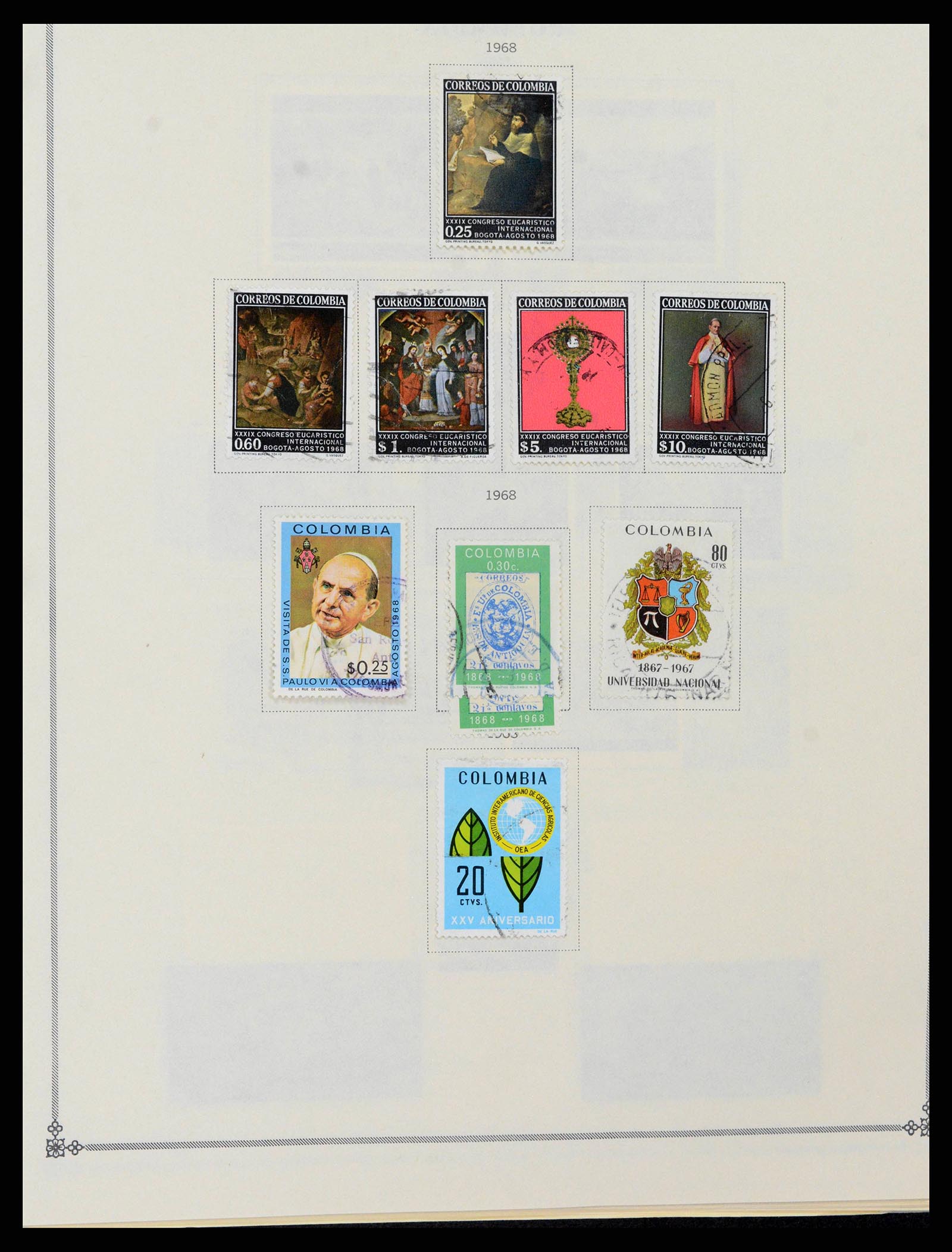37706 0055 - Postzegelverzameling 37706 Zuid Amerika 1858-1993.
