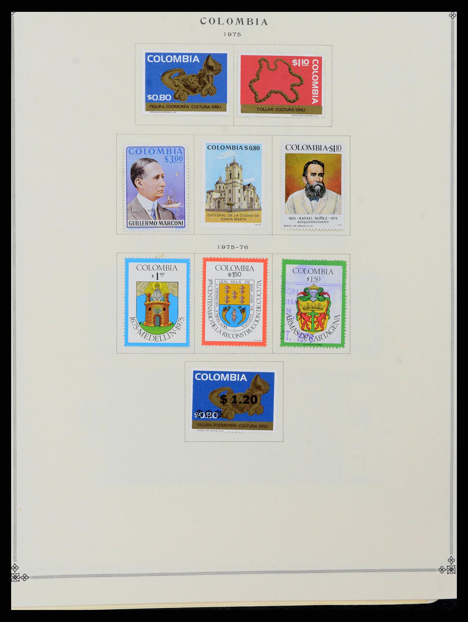 37706 0060 - Postzegelverzameling 37706 Zuid Amerika 1858-1993.