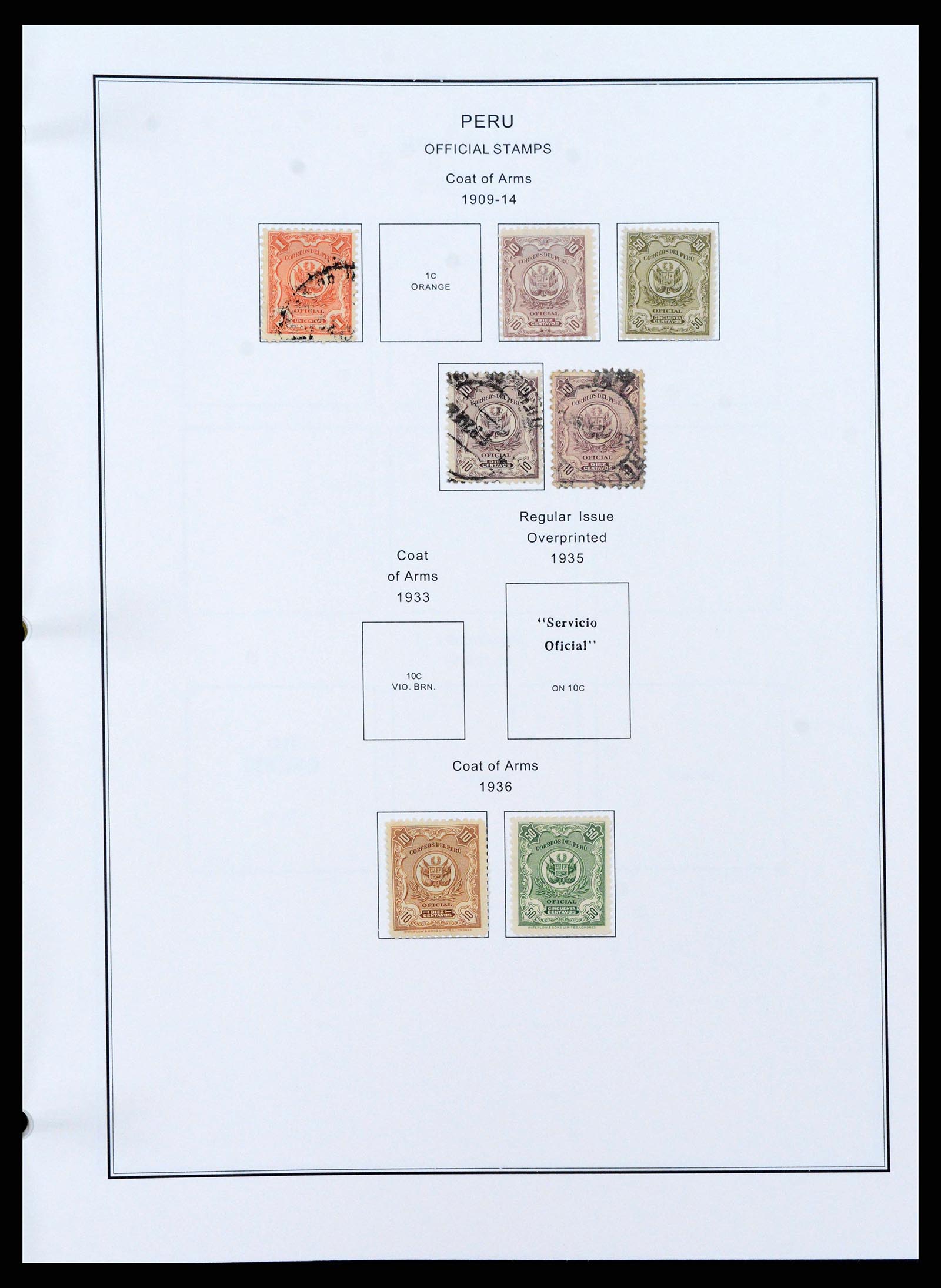 37706 1161 - Postzegelverzameling 37706 Zuid Amerika 1858-1993.