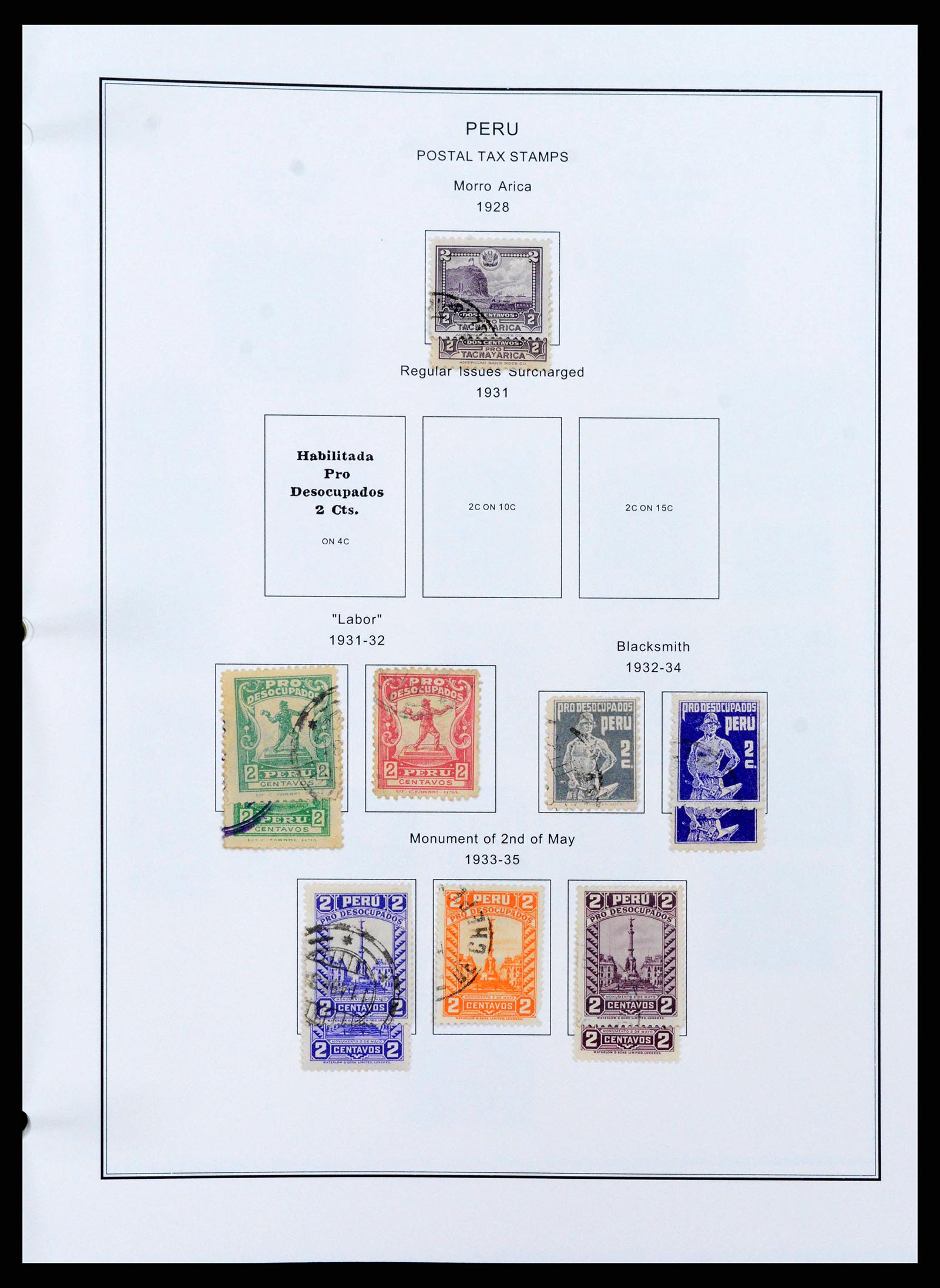 37706 1163 - Postzegelverzameling 37706 Zuid Amerika 1858-1993.
