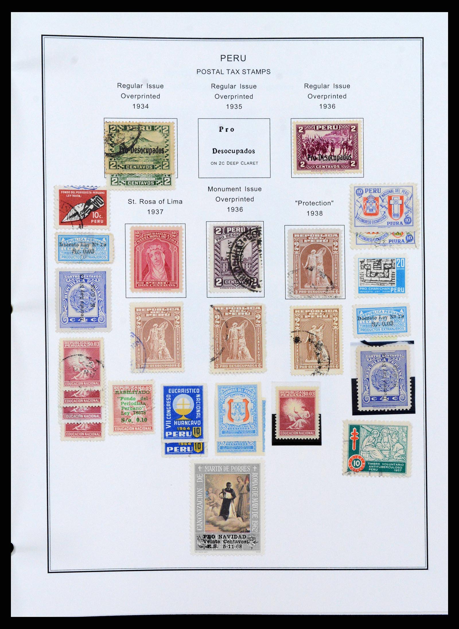 37706 1164 - Postzegelverzameling 37706 Zuid Amerika 1858-1993.