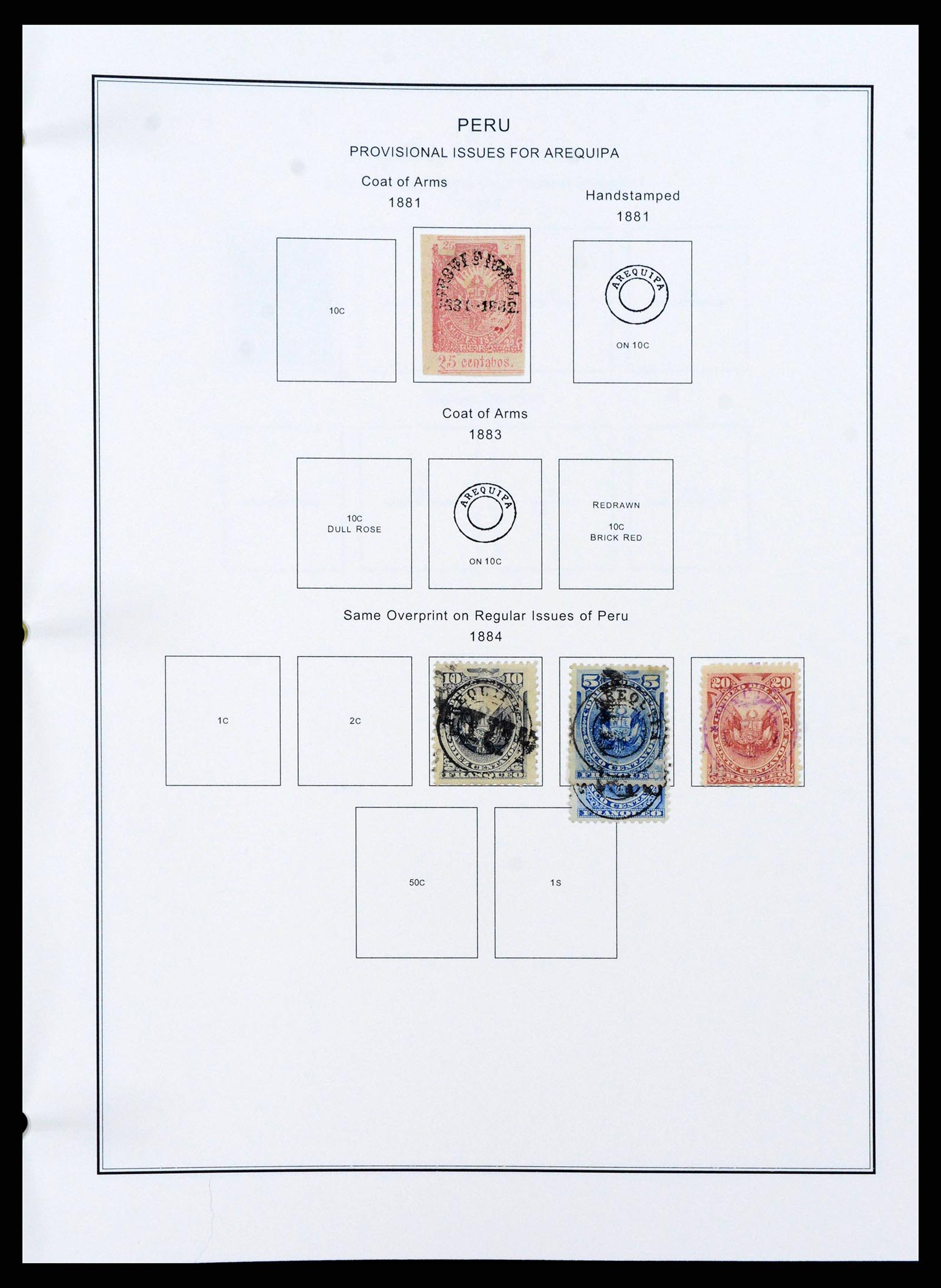 37706 1166 - Postzegelverzameling 37706 Zuid Amerika 1858-1993.