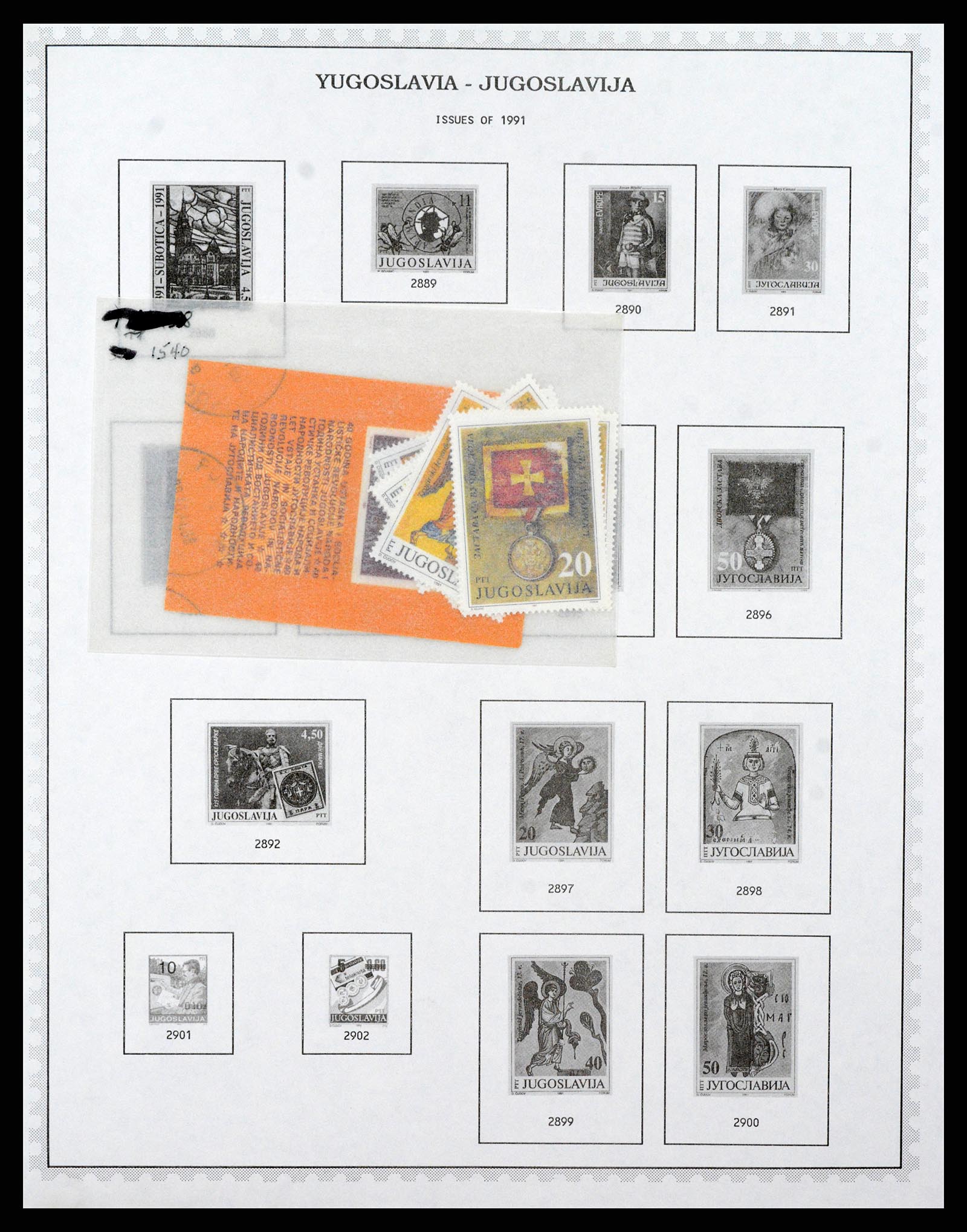 37707 1223 - Postzegelverzameling 37707 Europese landen 1871-1999.