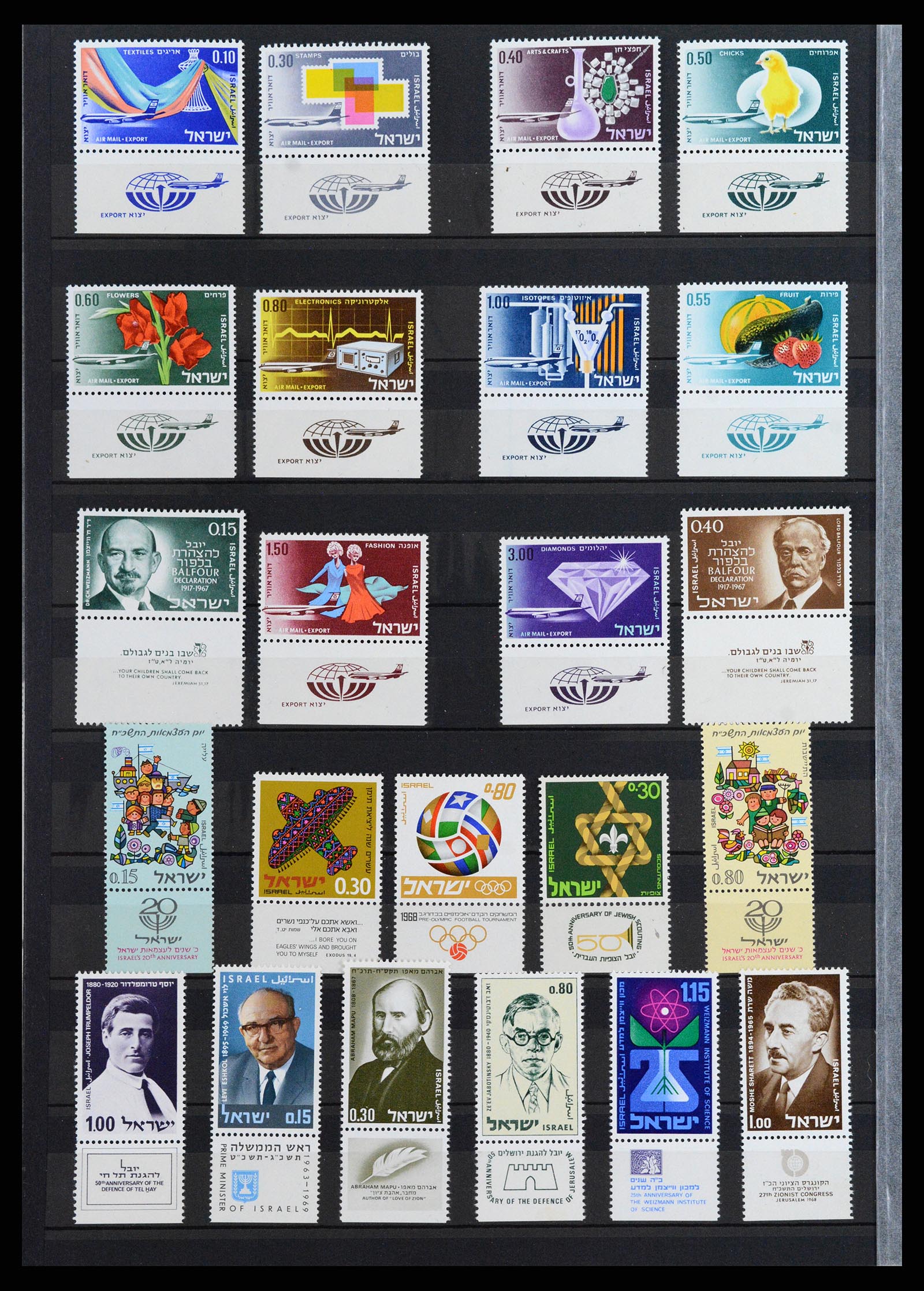 37709 022 - Postzegelverzameling 37709 Israël 1948-2020!!!