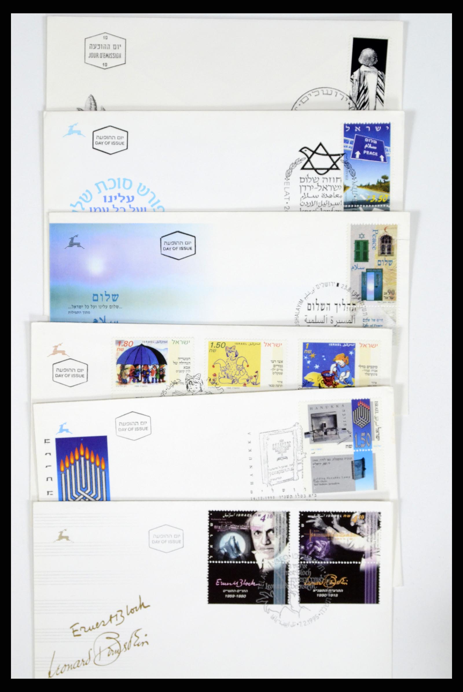 37711 034 - Stamp collection 37711 Israel first day covers 1970-2000.