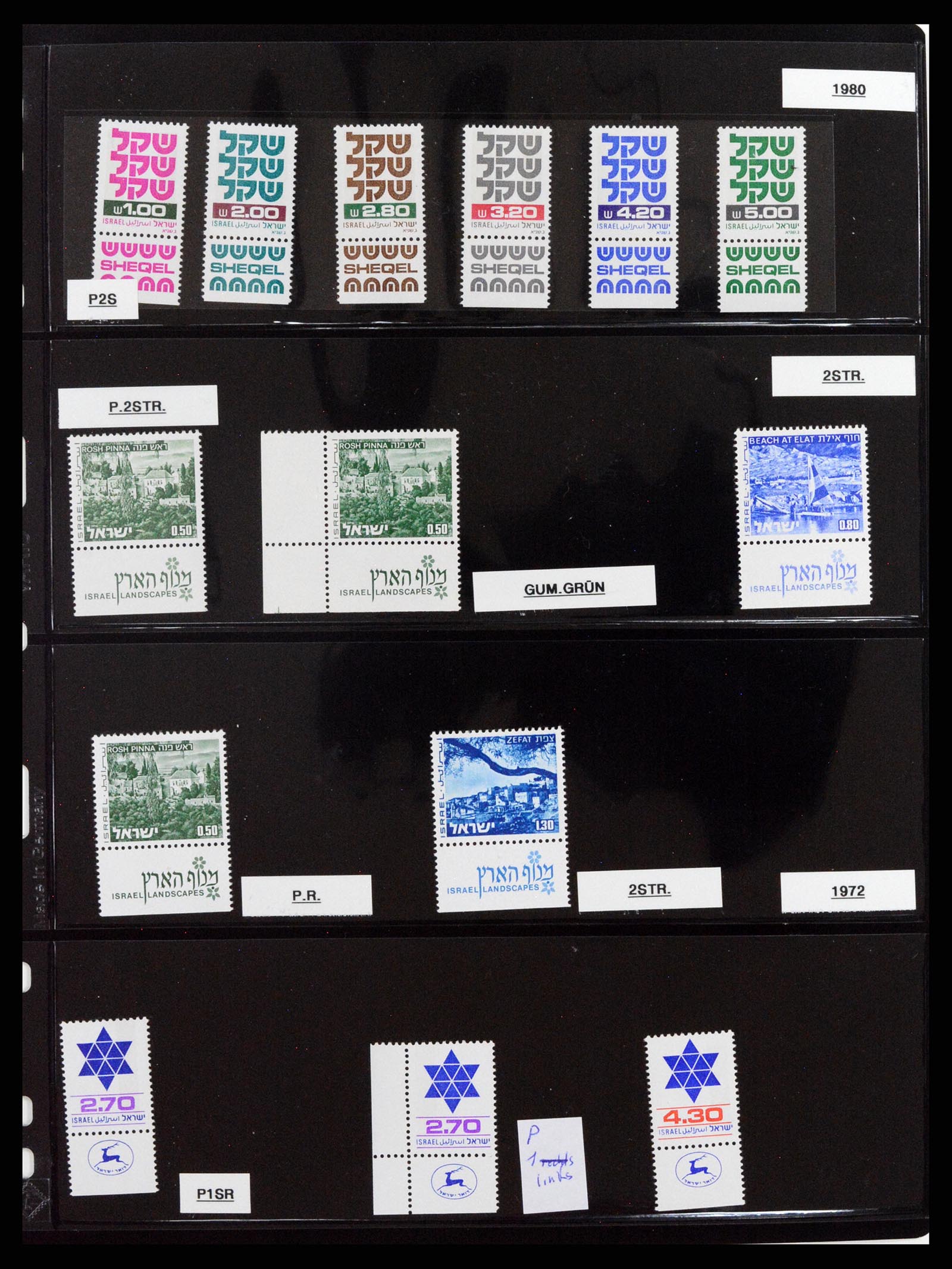 37712 001 - Postzegelverzameling 37712 Israël 1980-2014.