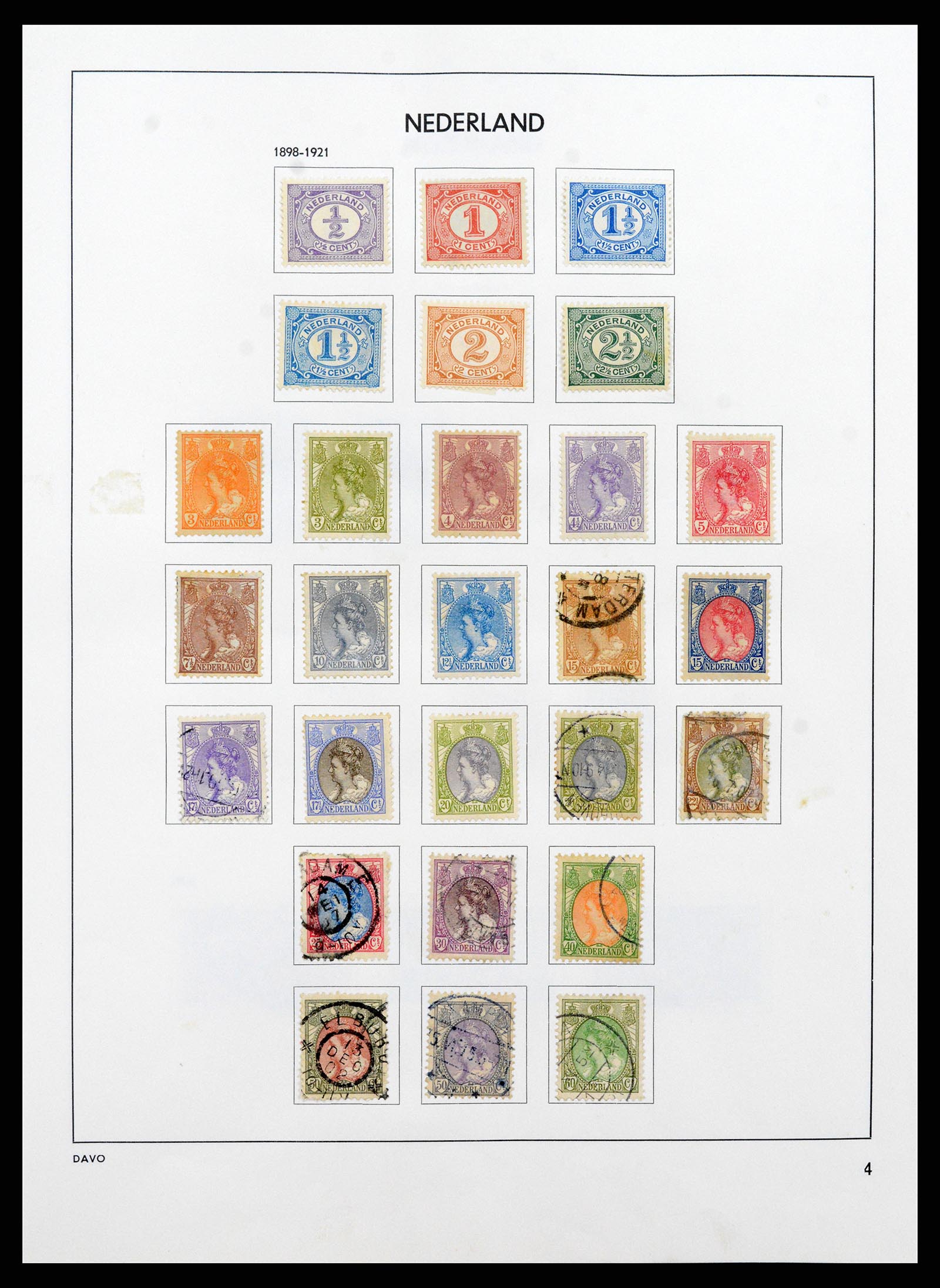 37713 004 - Postzegelverzameling 37713 Nederland 1864-1980.
